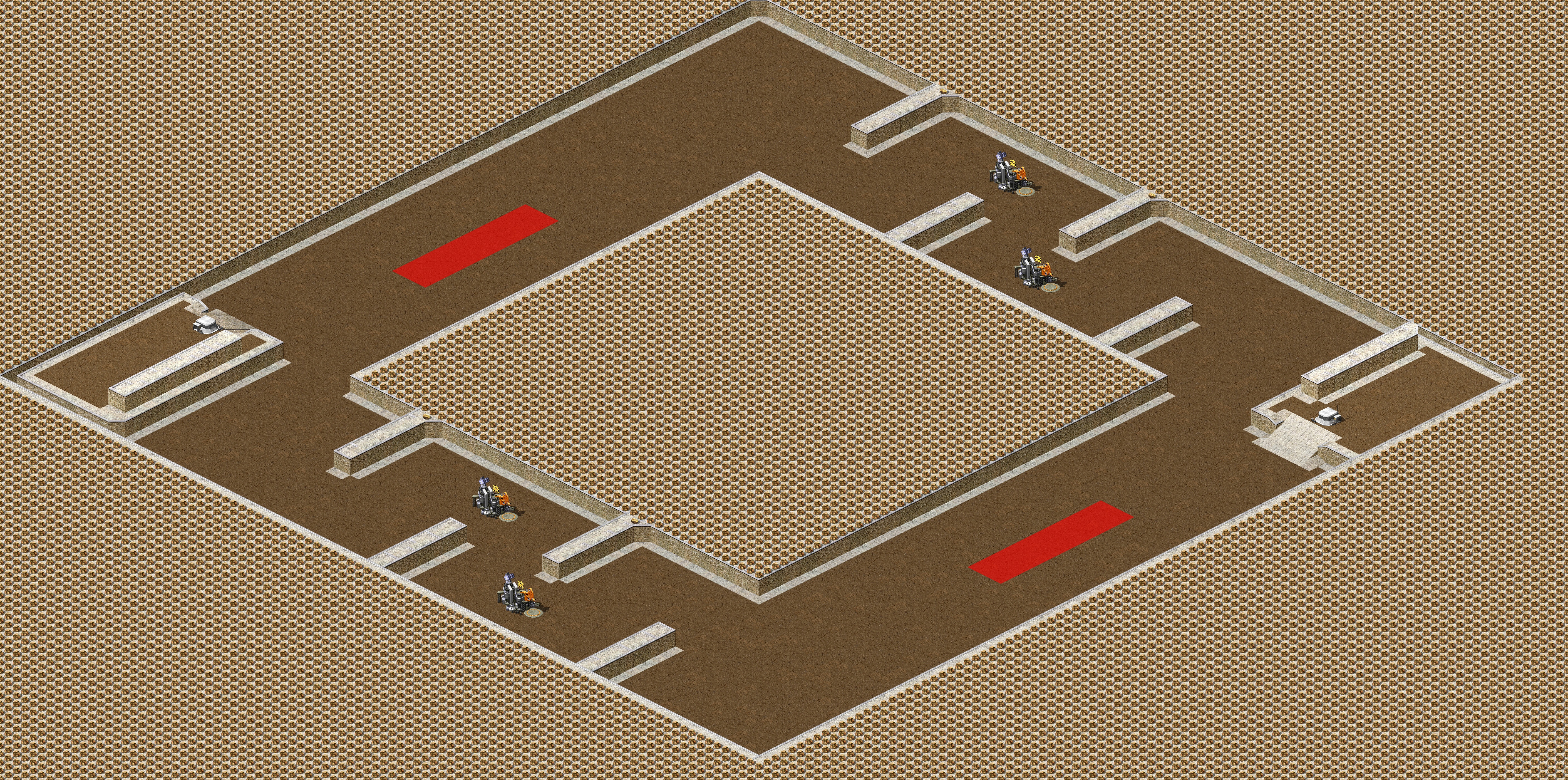 Rendered map: Corridor Elimination (4v4)