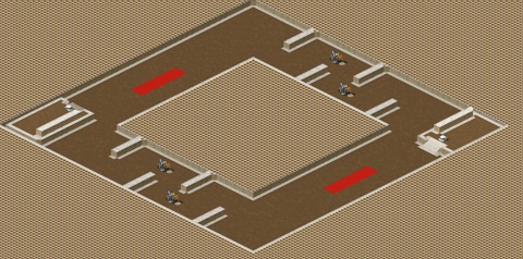 Rendered preview of Corridor Elimination (4v4)