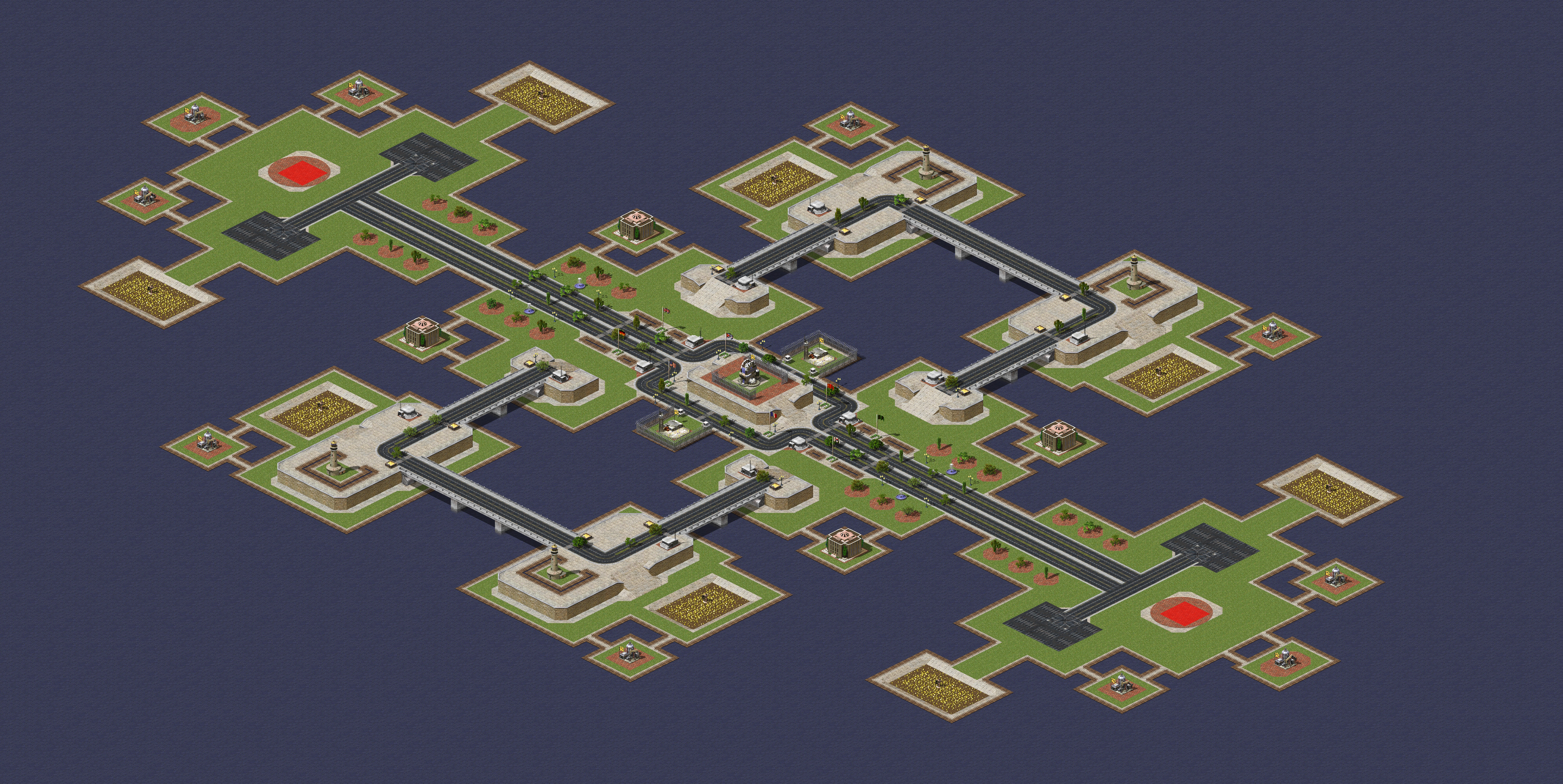 Rendered map: 海湾战争Ⅱ