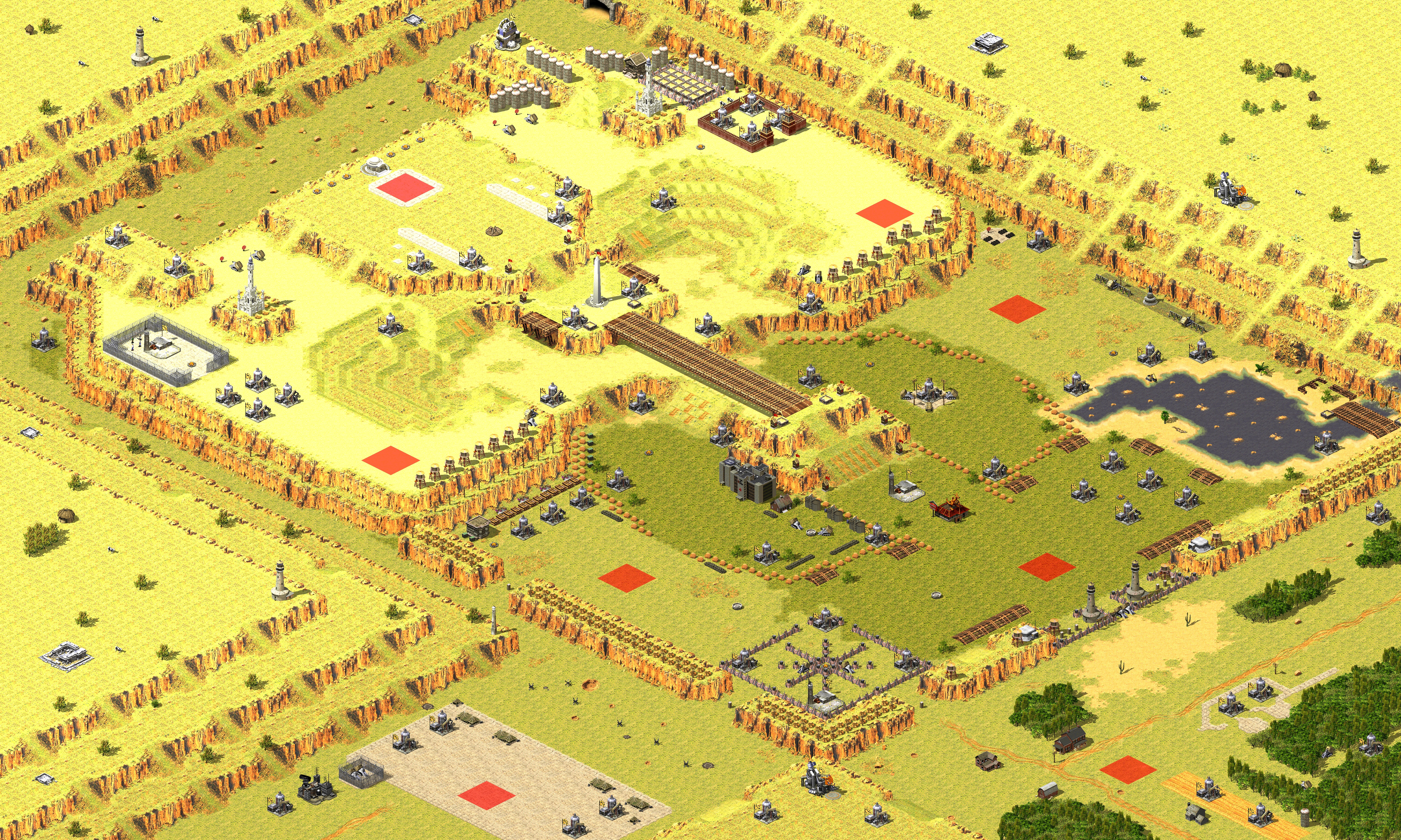 Rendered map: Funiu Mountain Fort