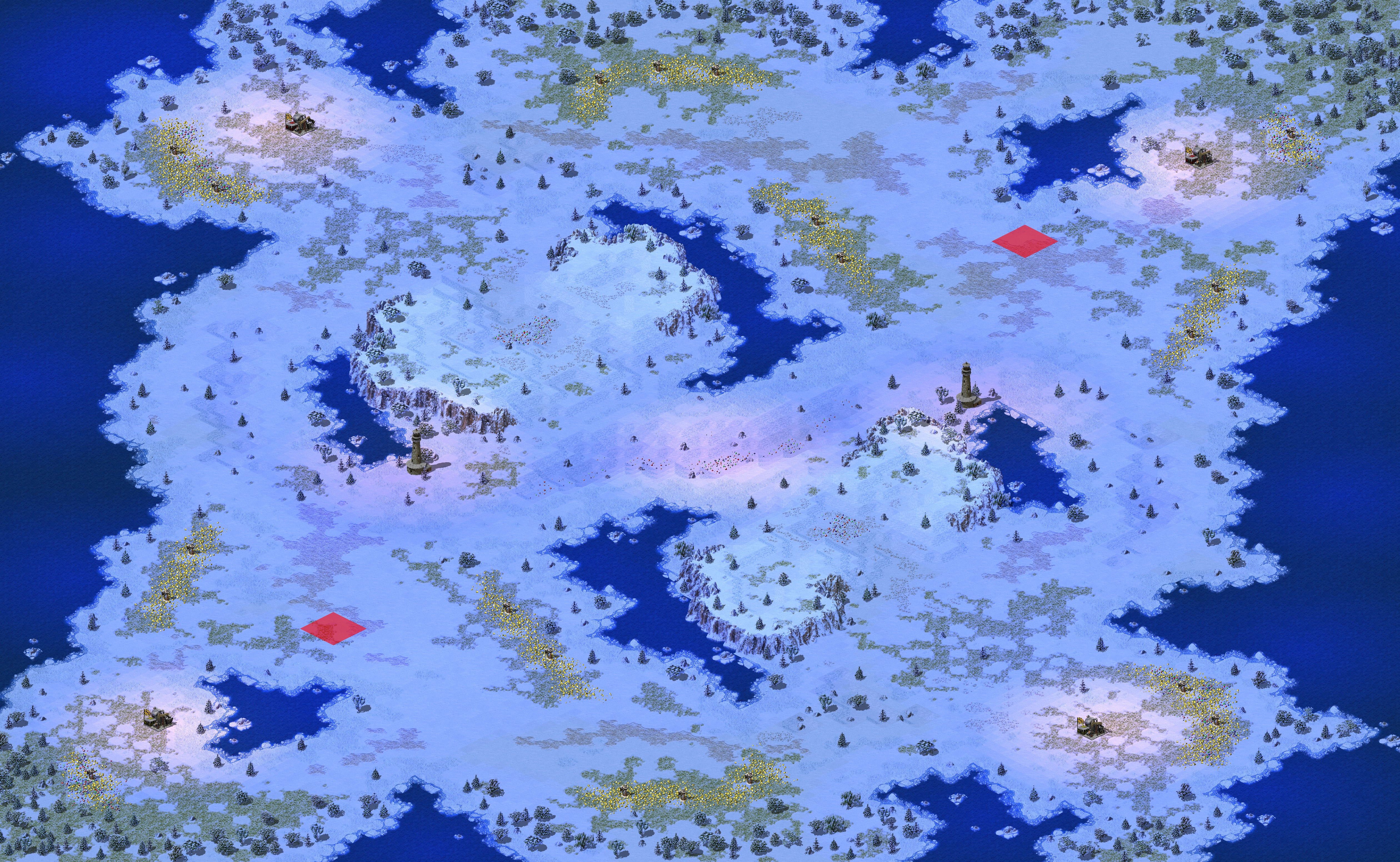Rendered map: Emerald Lake Tournament