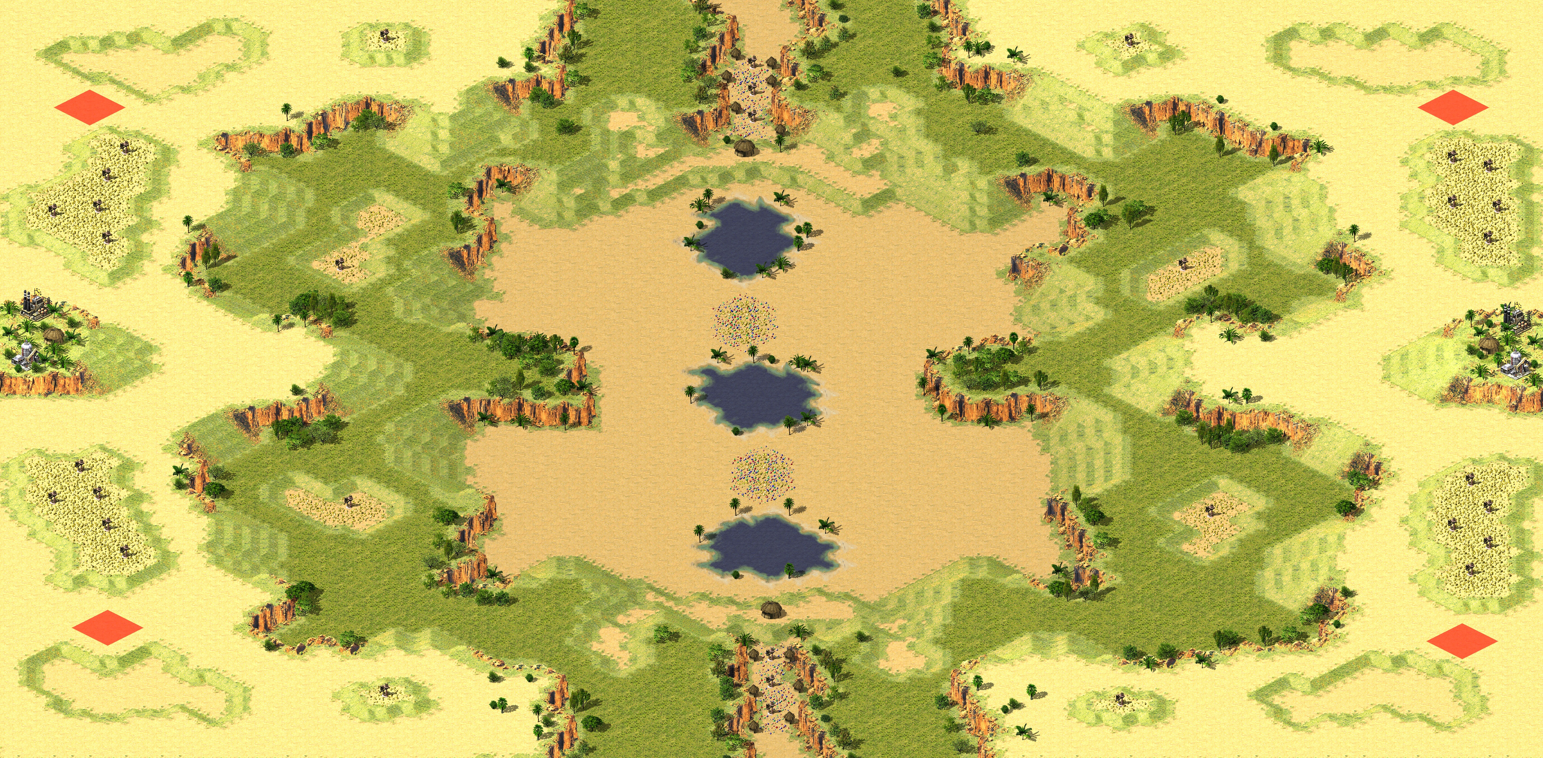 Rendered map: [4] Desert Island LE