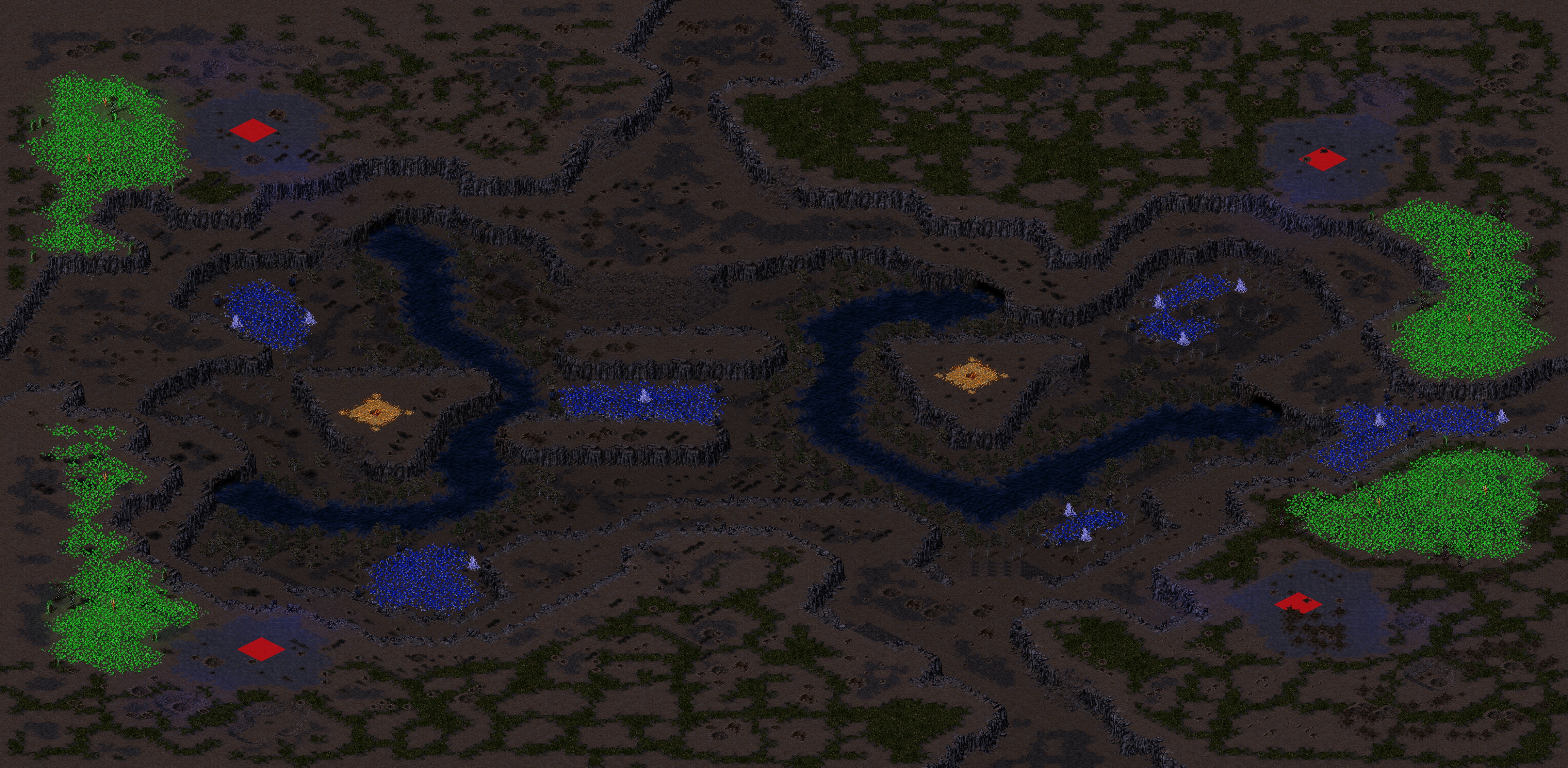 Rendered map: War Torn