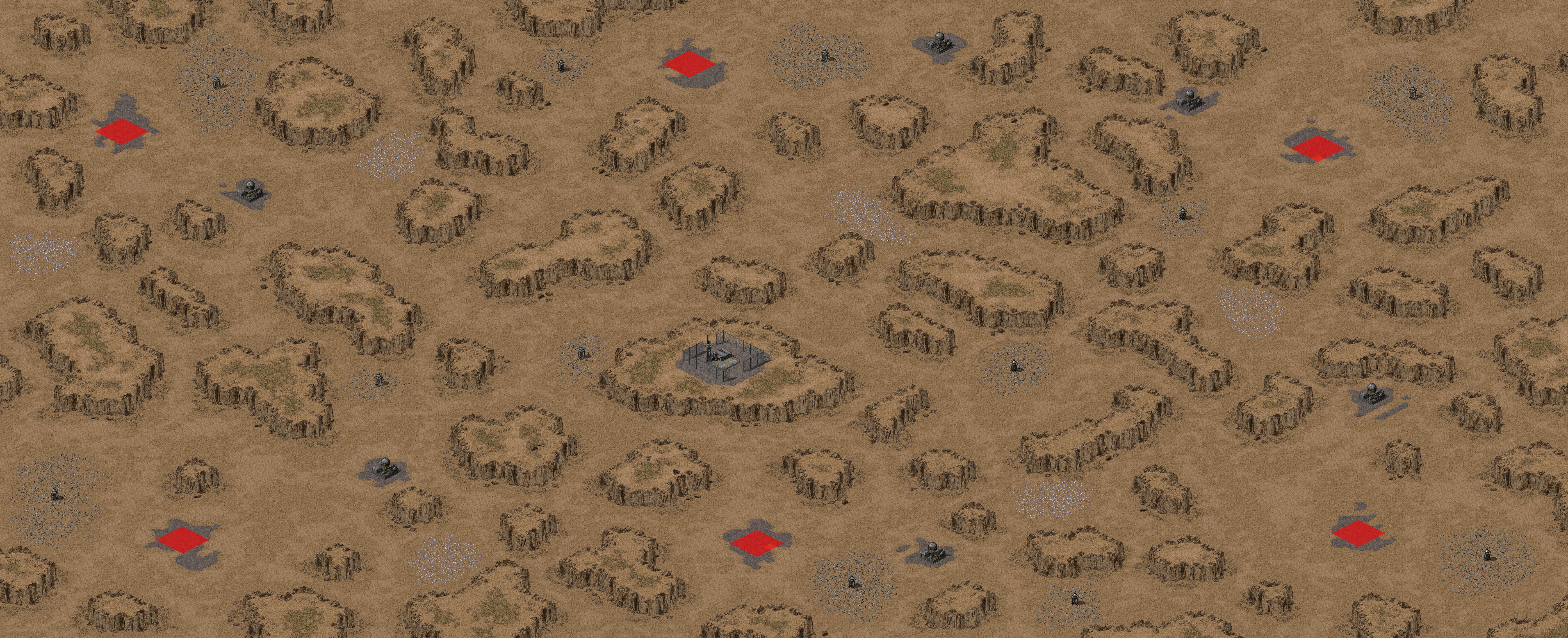 Rendered map: Monument Valley