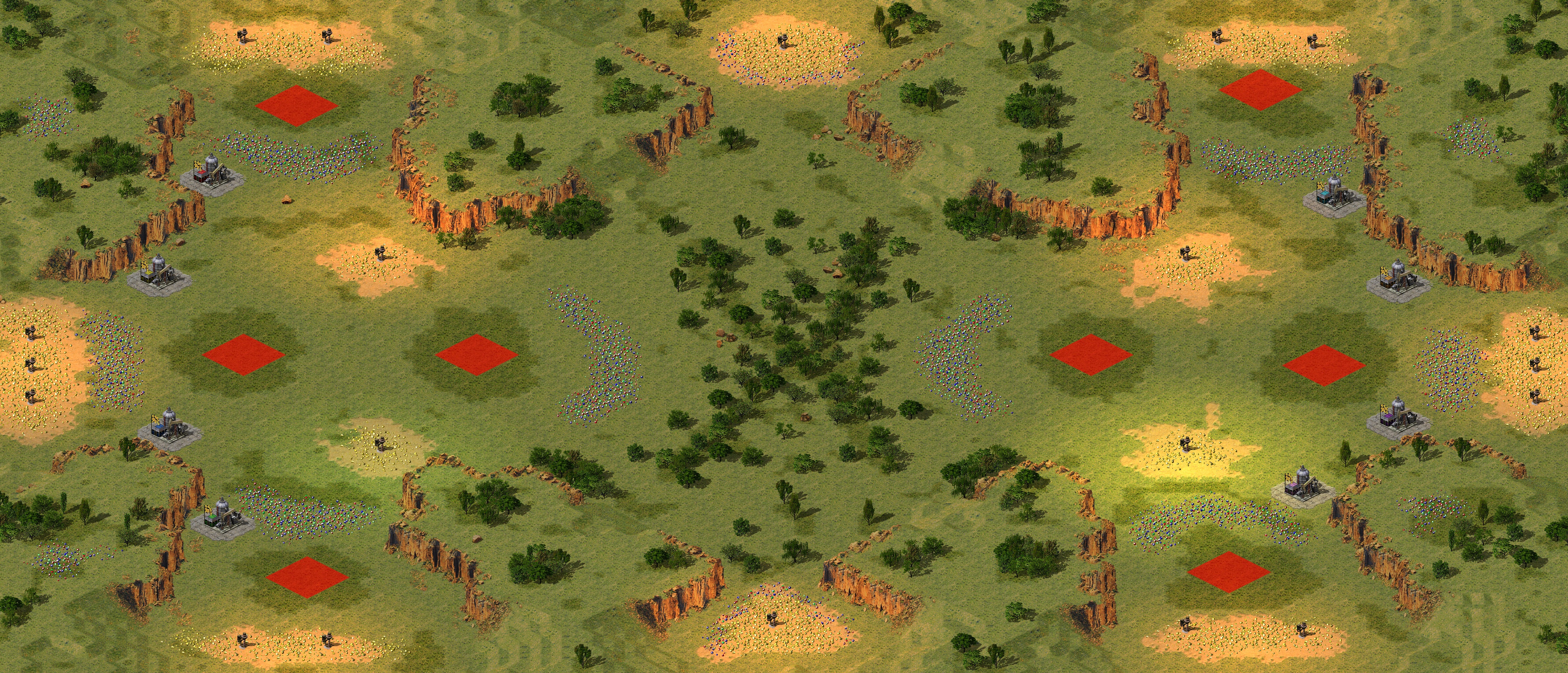 Rendered map: Offense Cross Defense