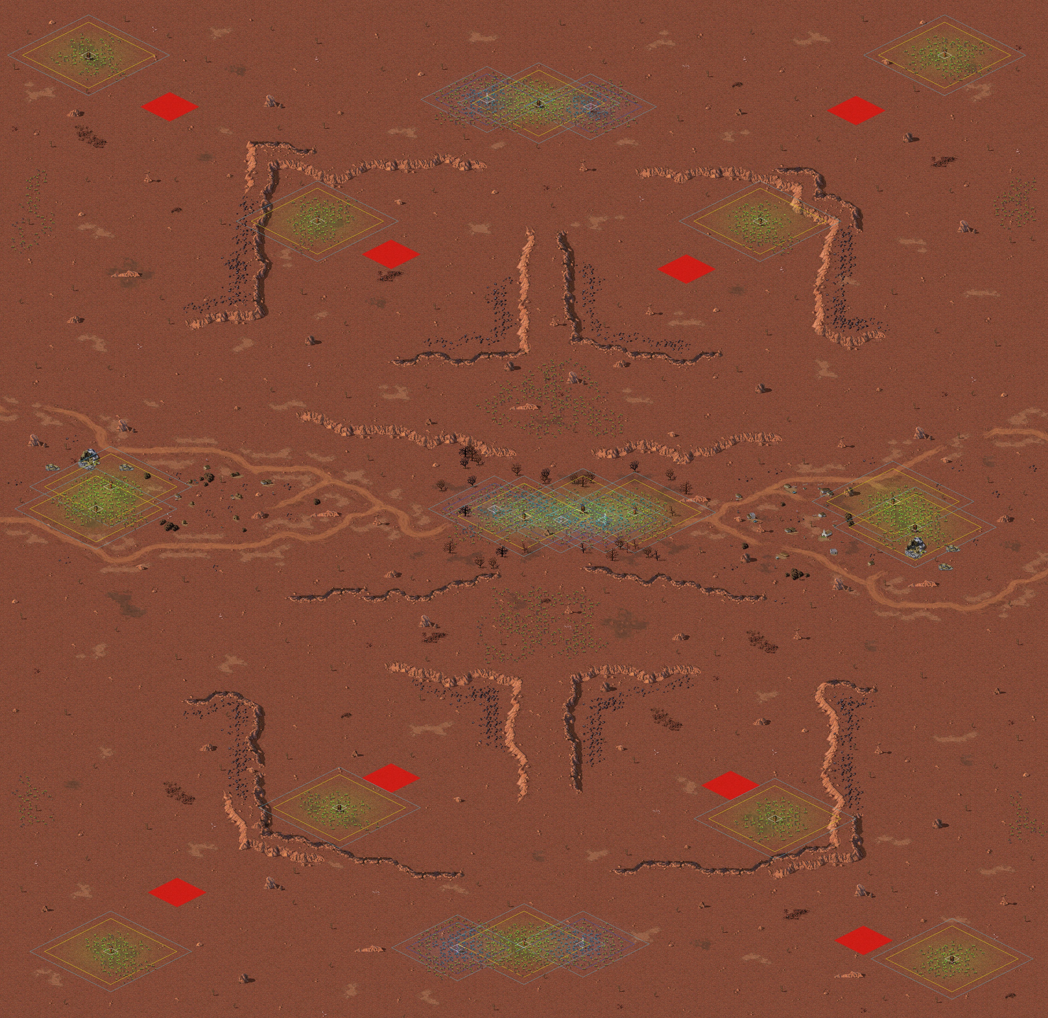 Rendered map: Death Valley