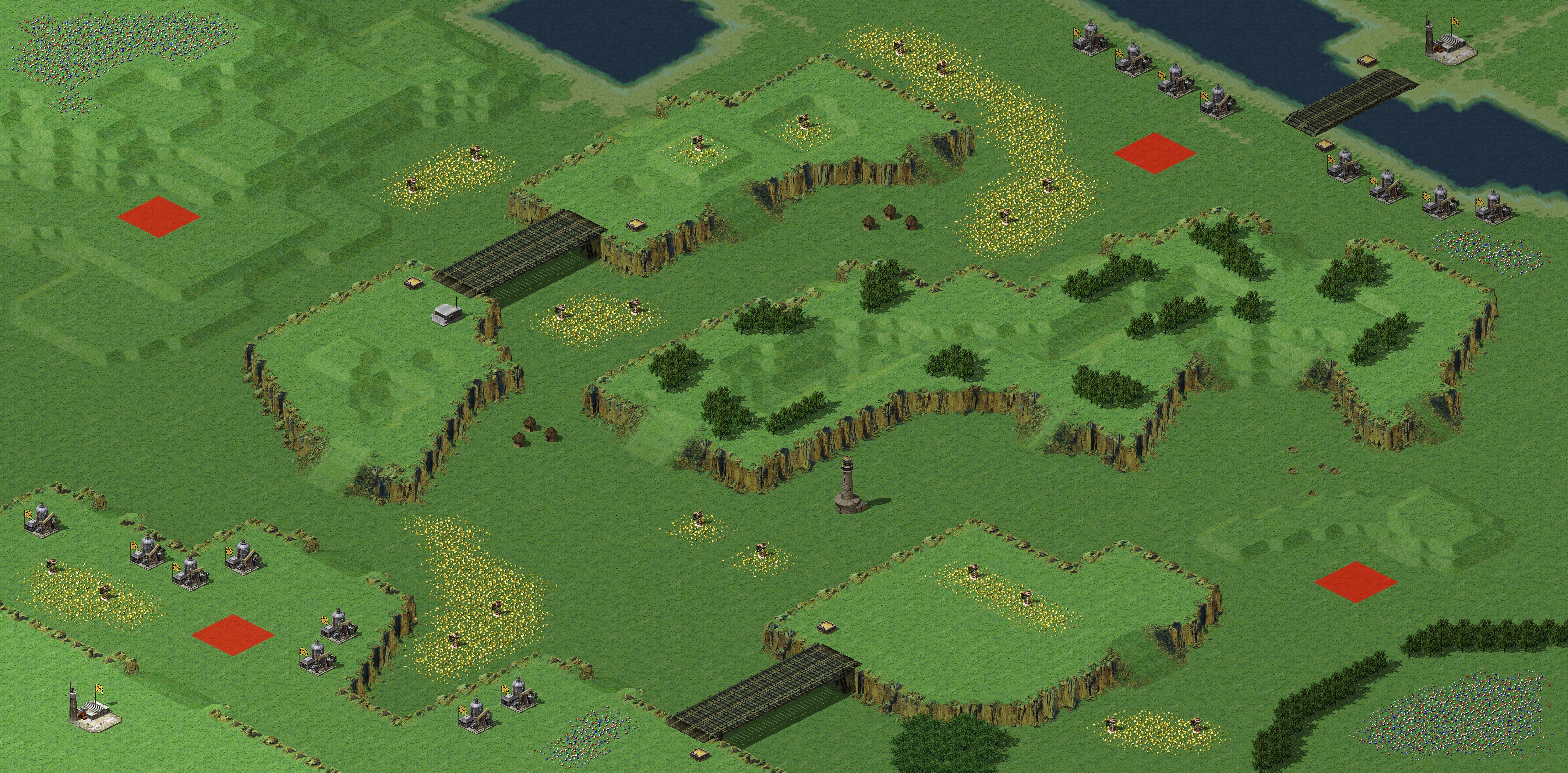 Rendered map: 激战