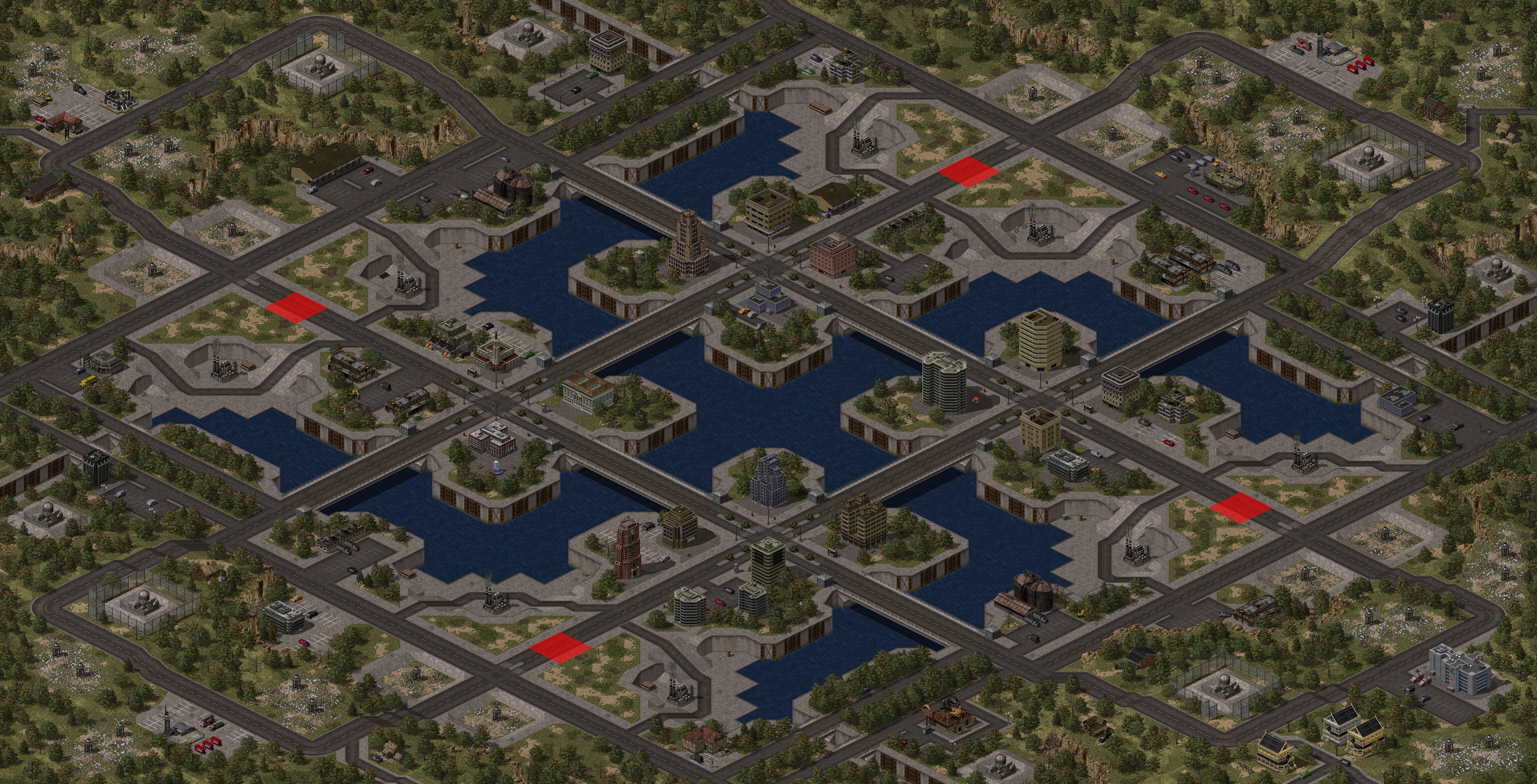 Rendered map: CrissCross