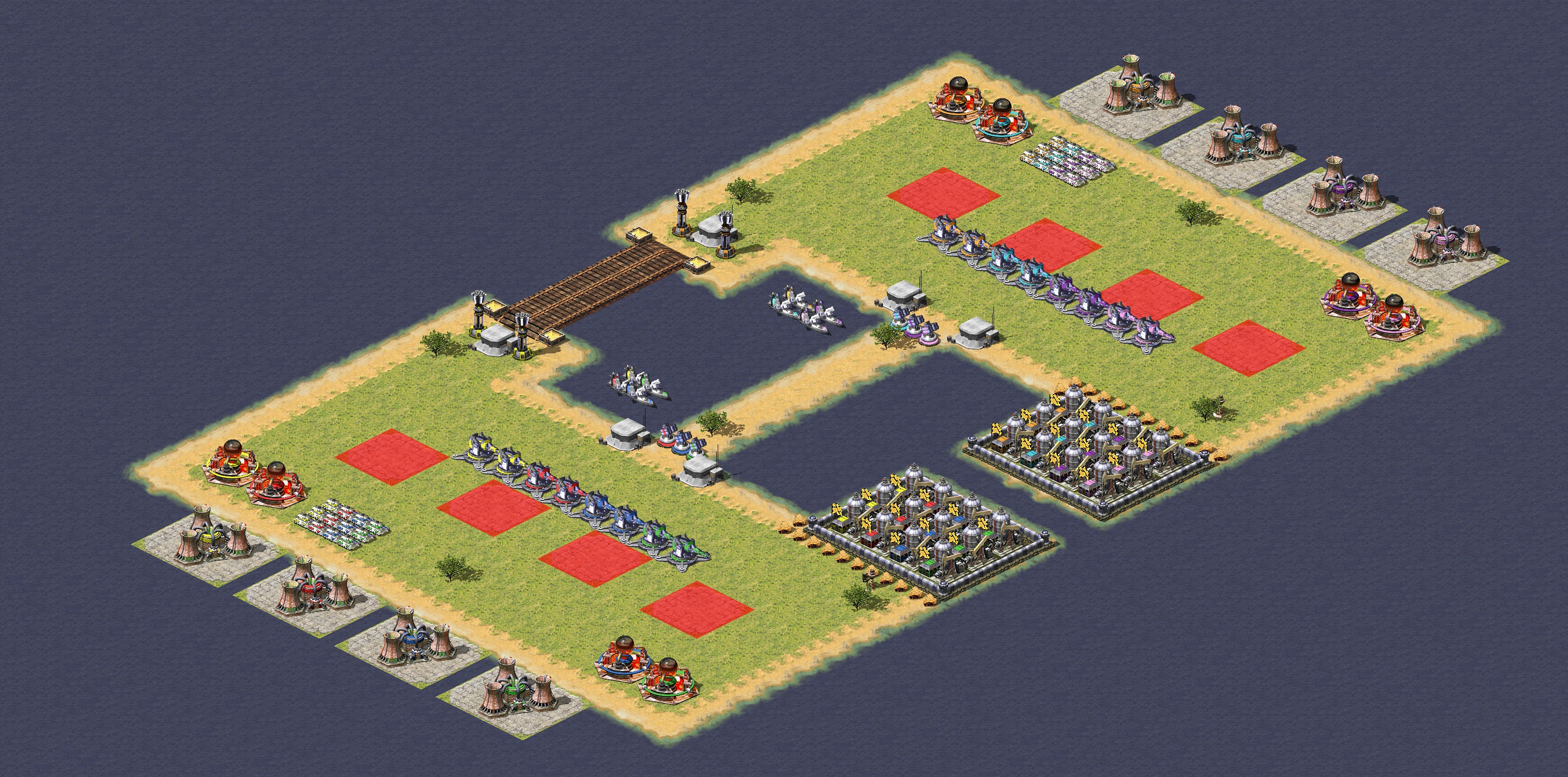 Rendered map: Iron Curtain King 4v4