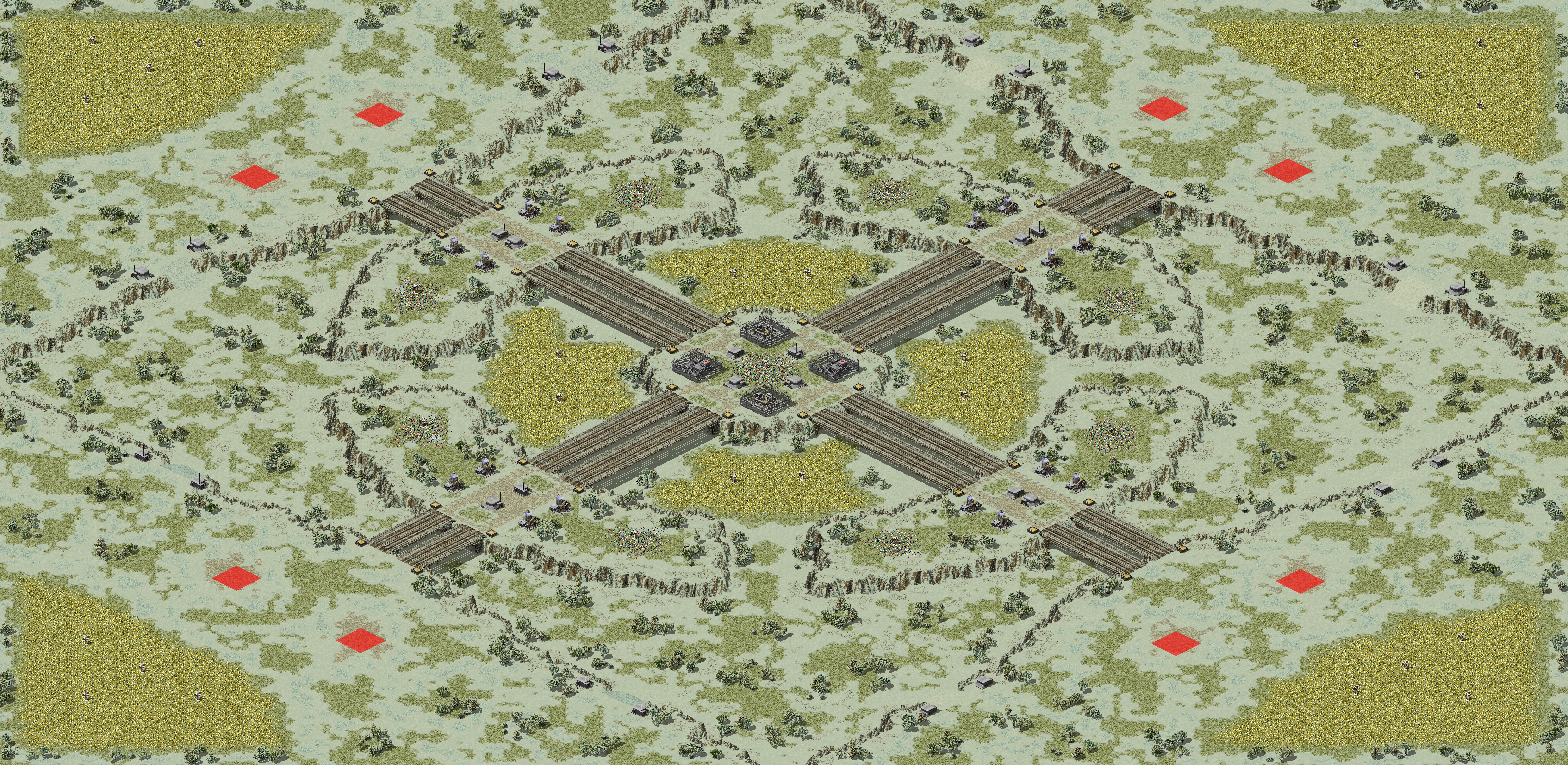 Rendered map: Crosshair