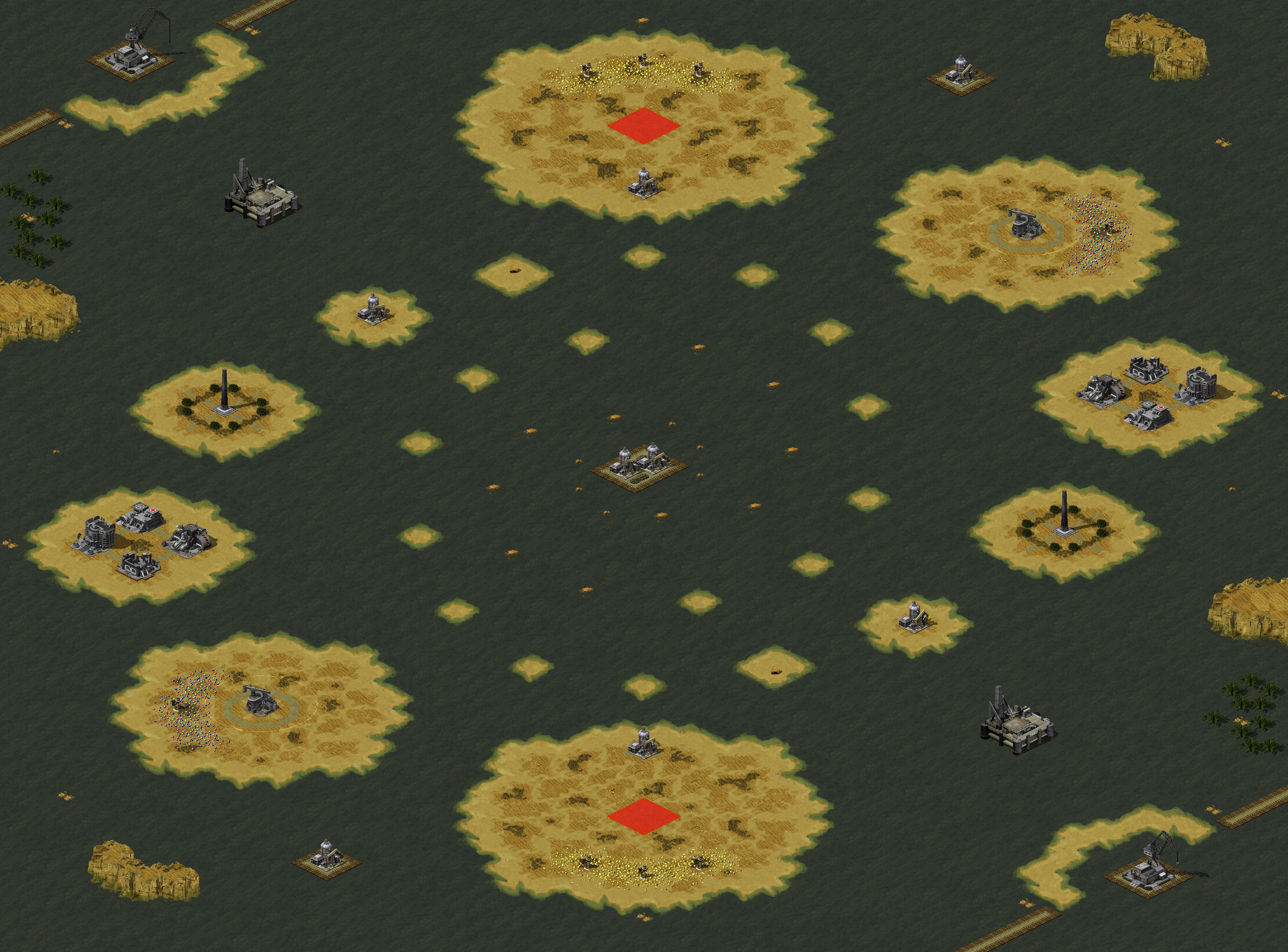 Rendered map: Golden Spiral