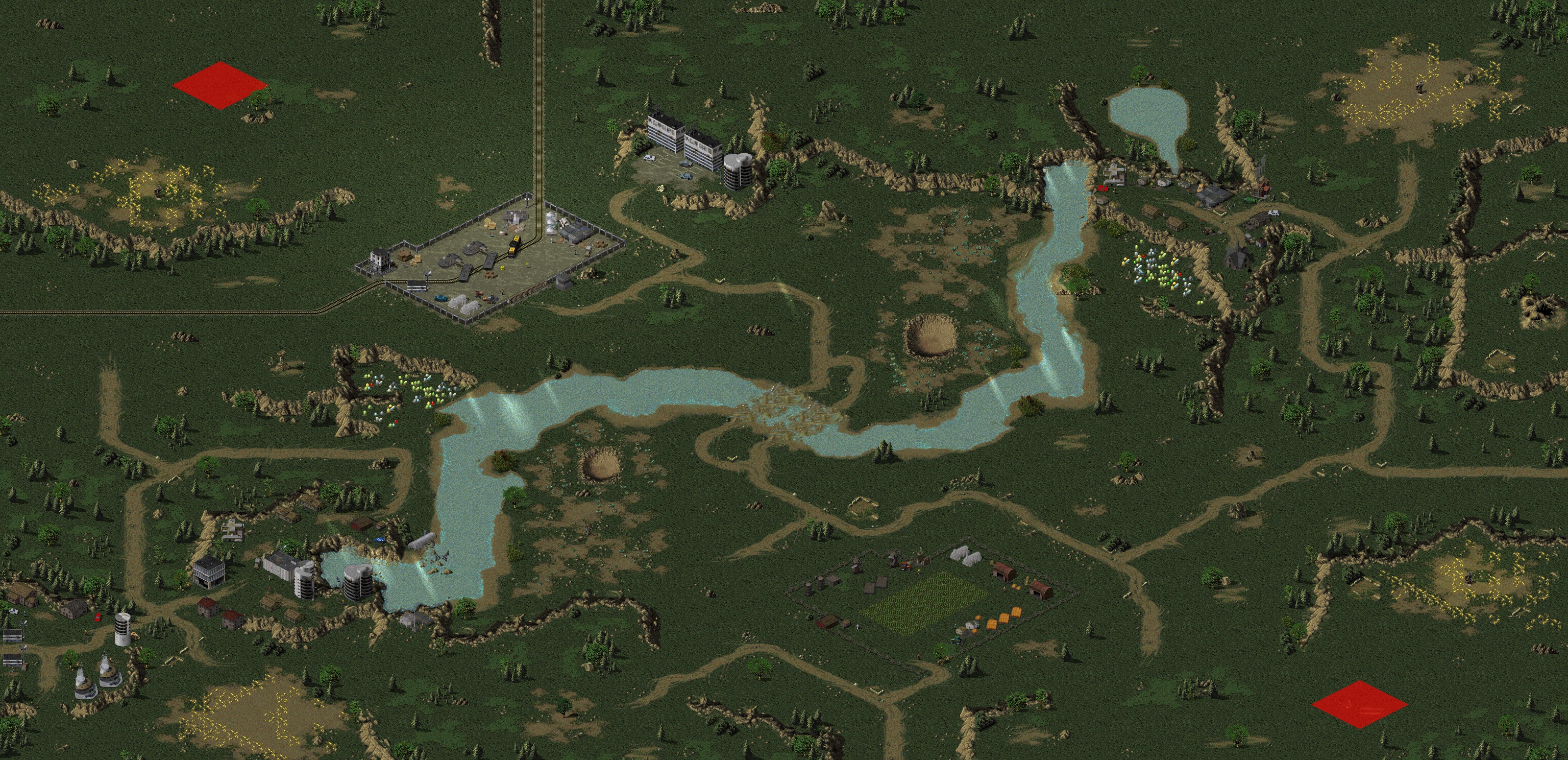 Rendered map: S-River