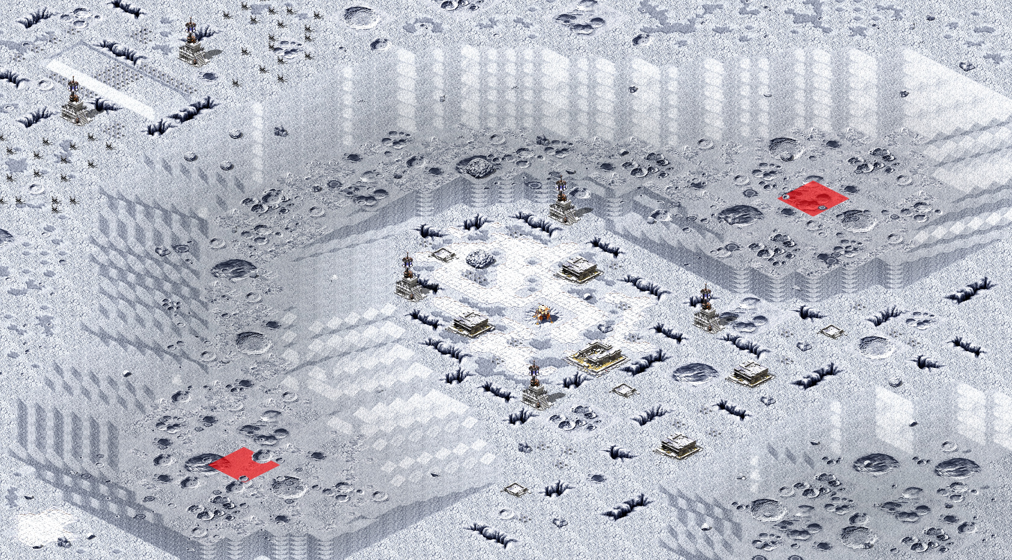 Rendered map: Lunar War Crater