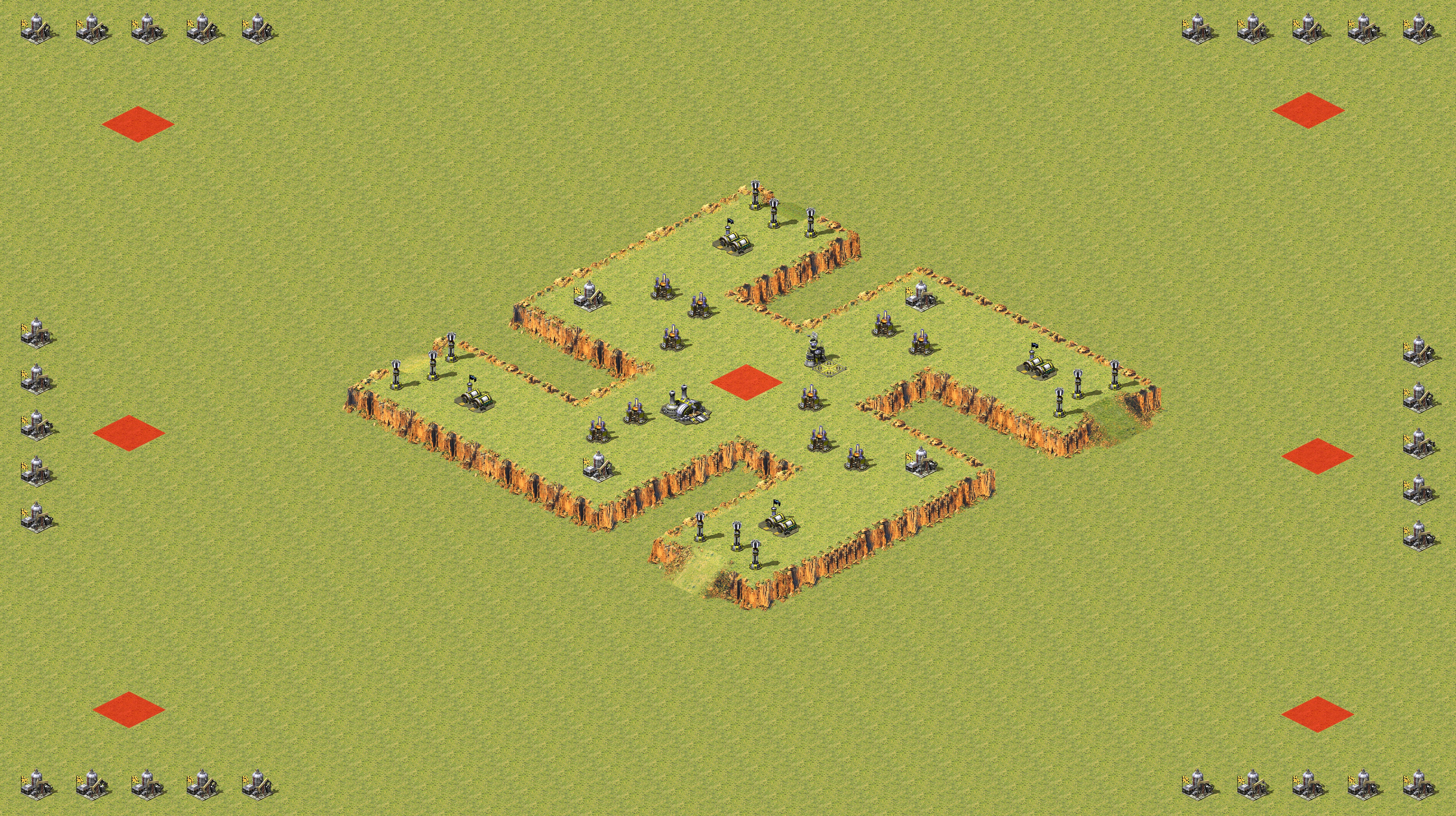 Rendered map: Siege 6v1