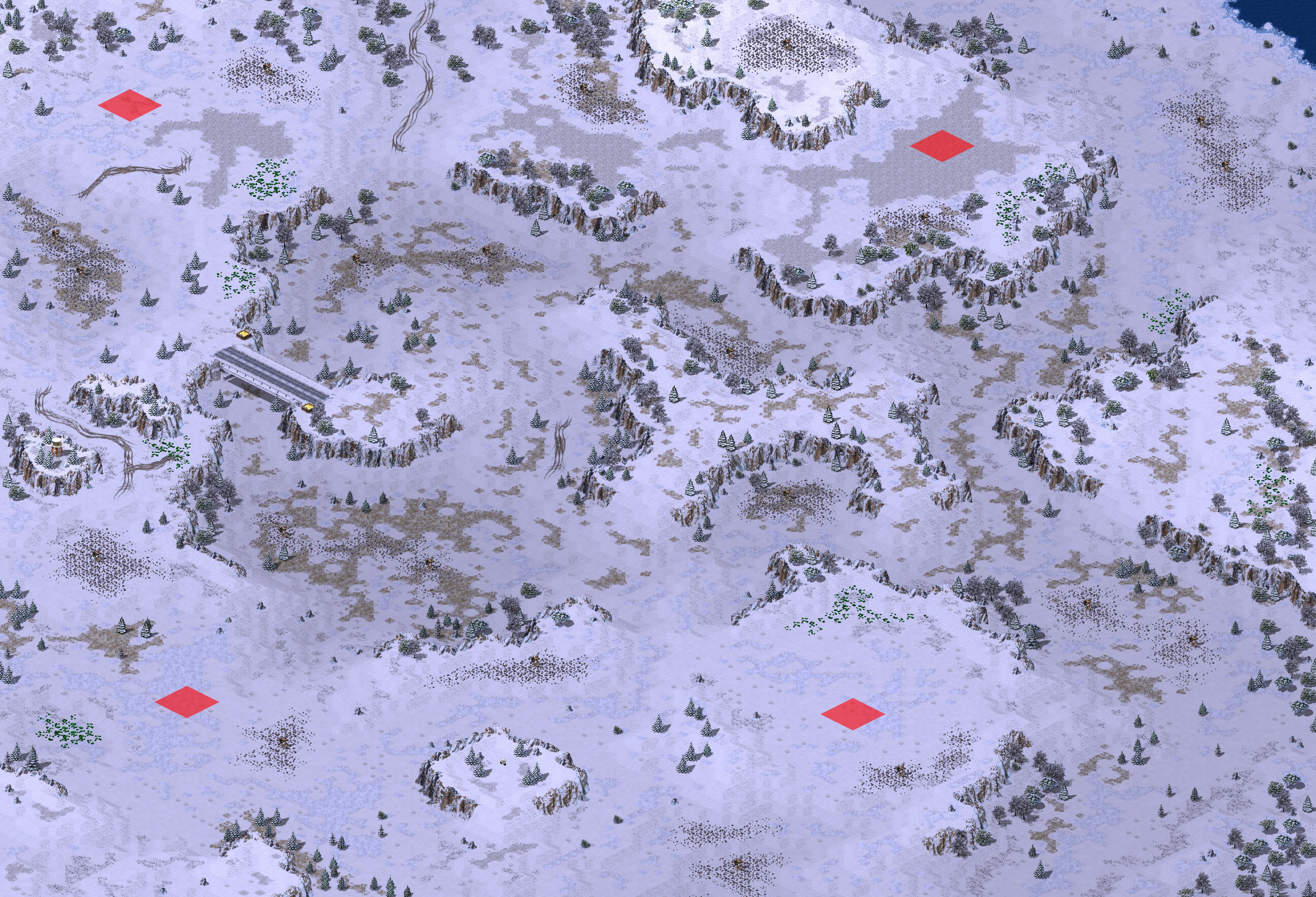 Rendered map: Caverns of Siberia