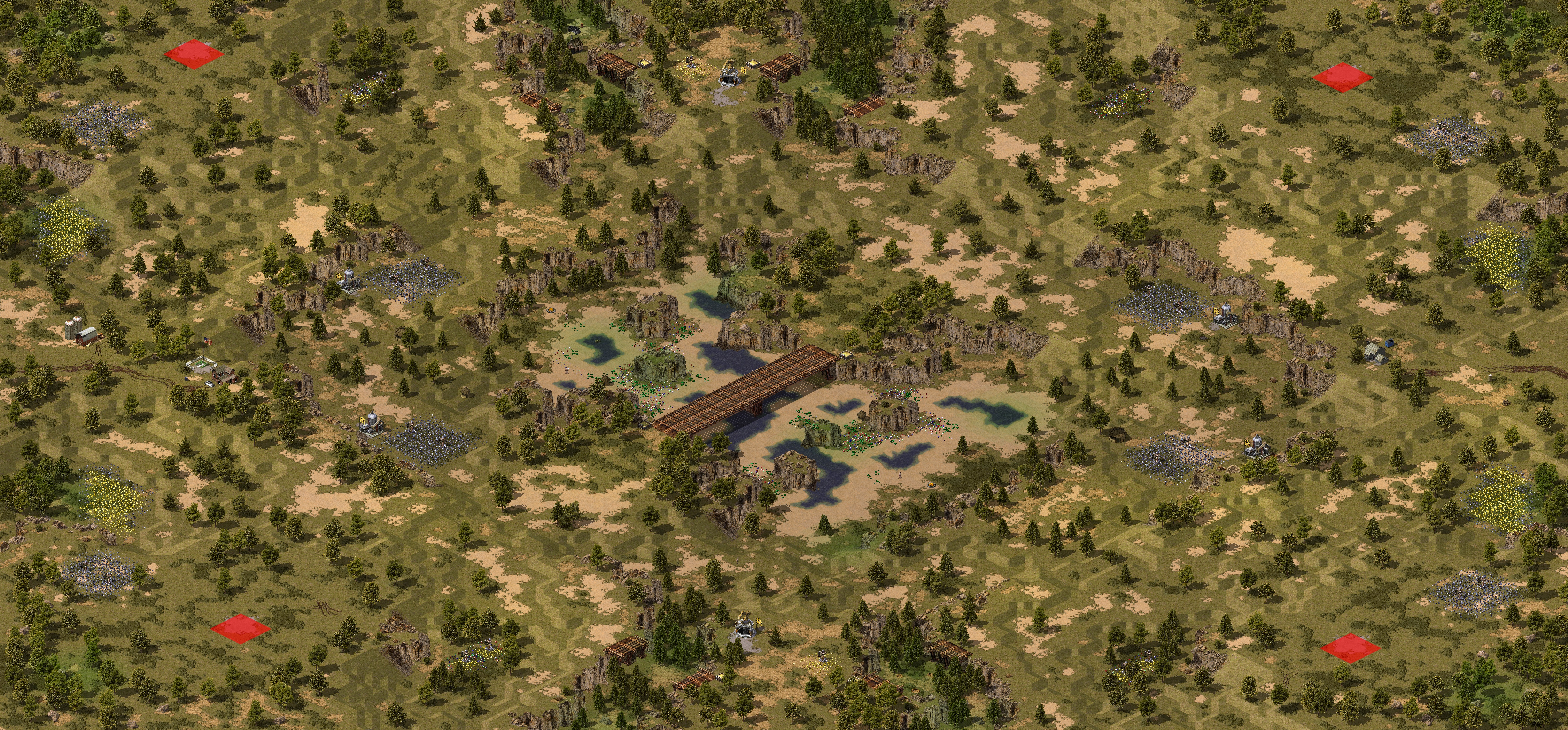 Rendered map: Lowlands