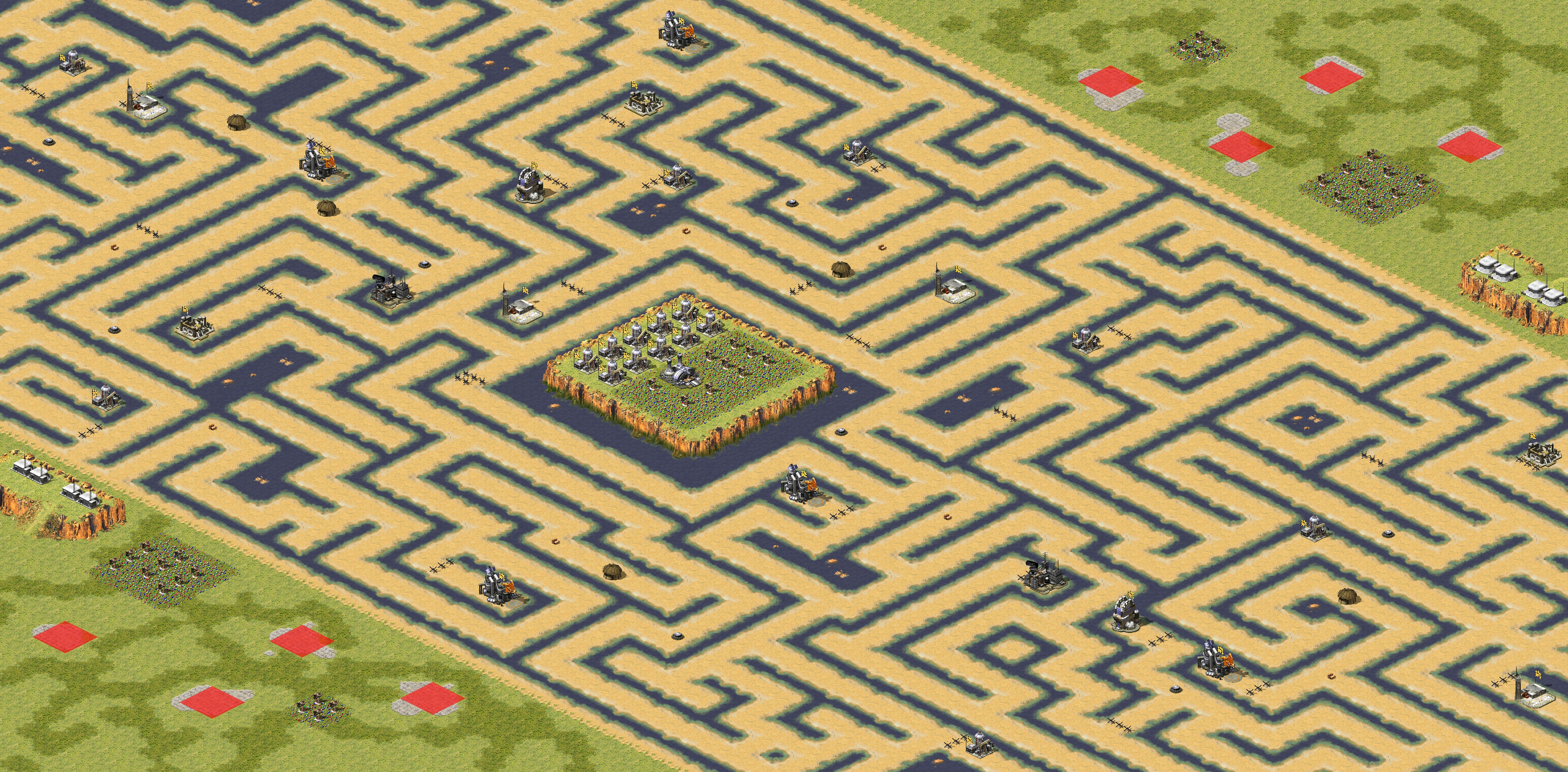 Rendered map: Maze 1