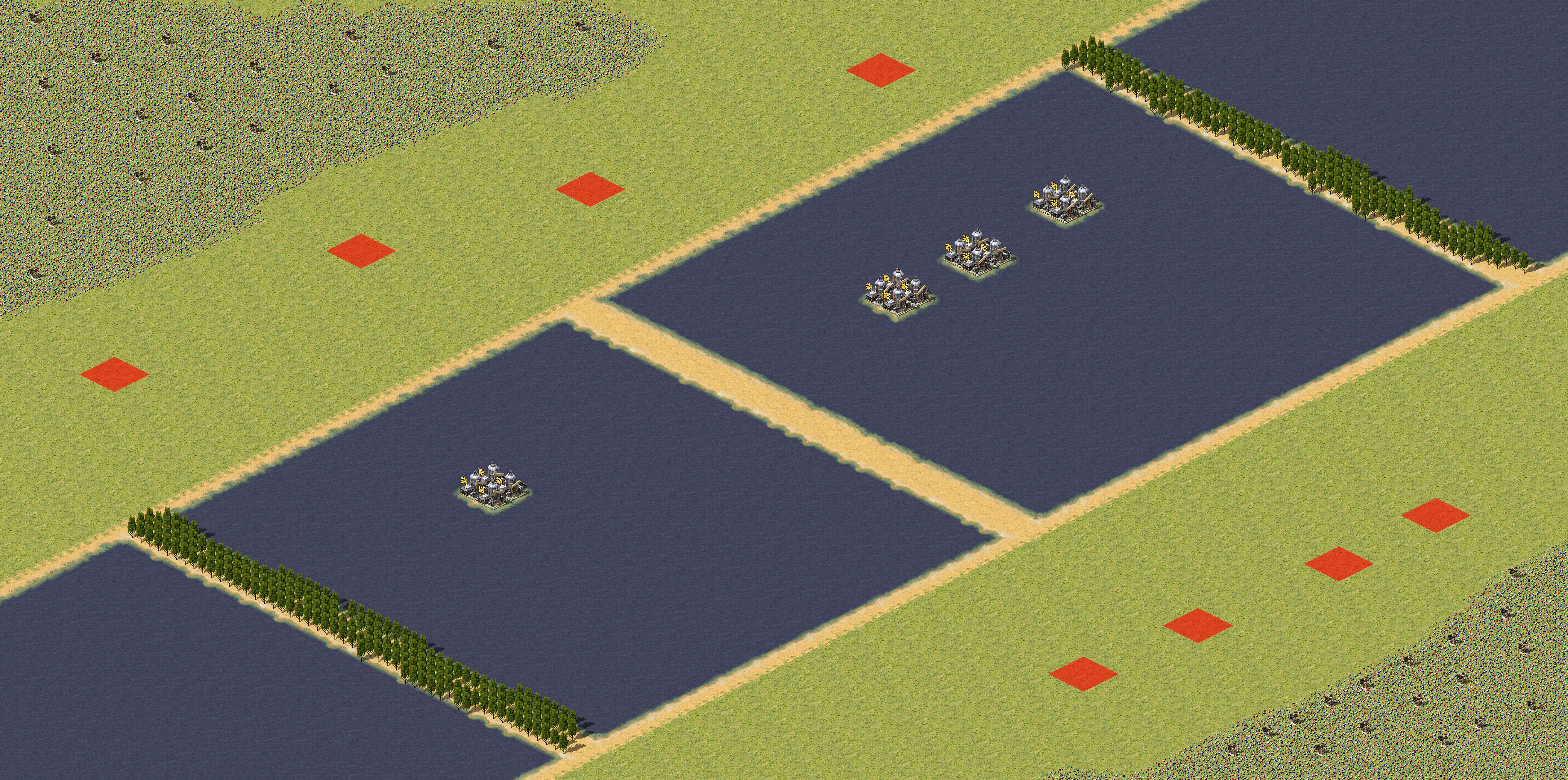 Rendered map: Co-op vs Computer