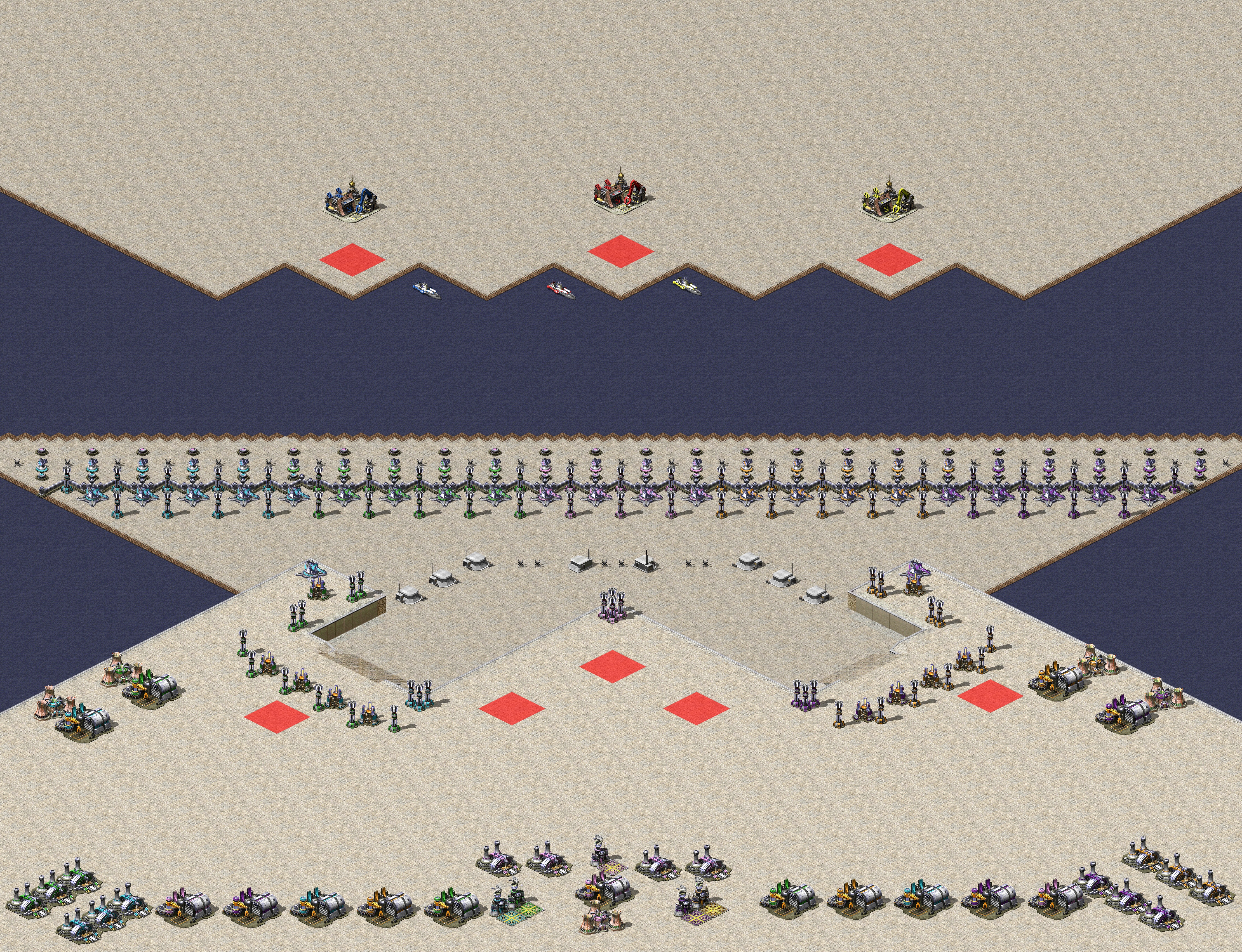 Rendered map: 5 France 3 Iraq Amphisbaena Tactics