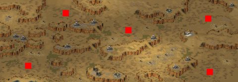 Rendered preview of Sandy cliffs