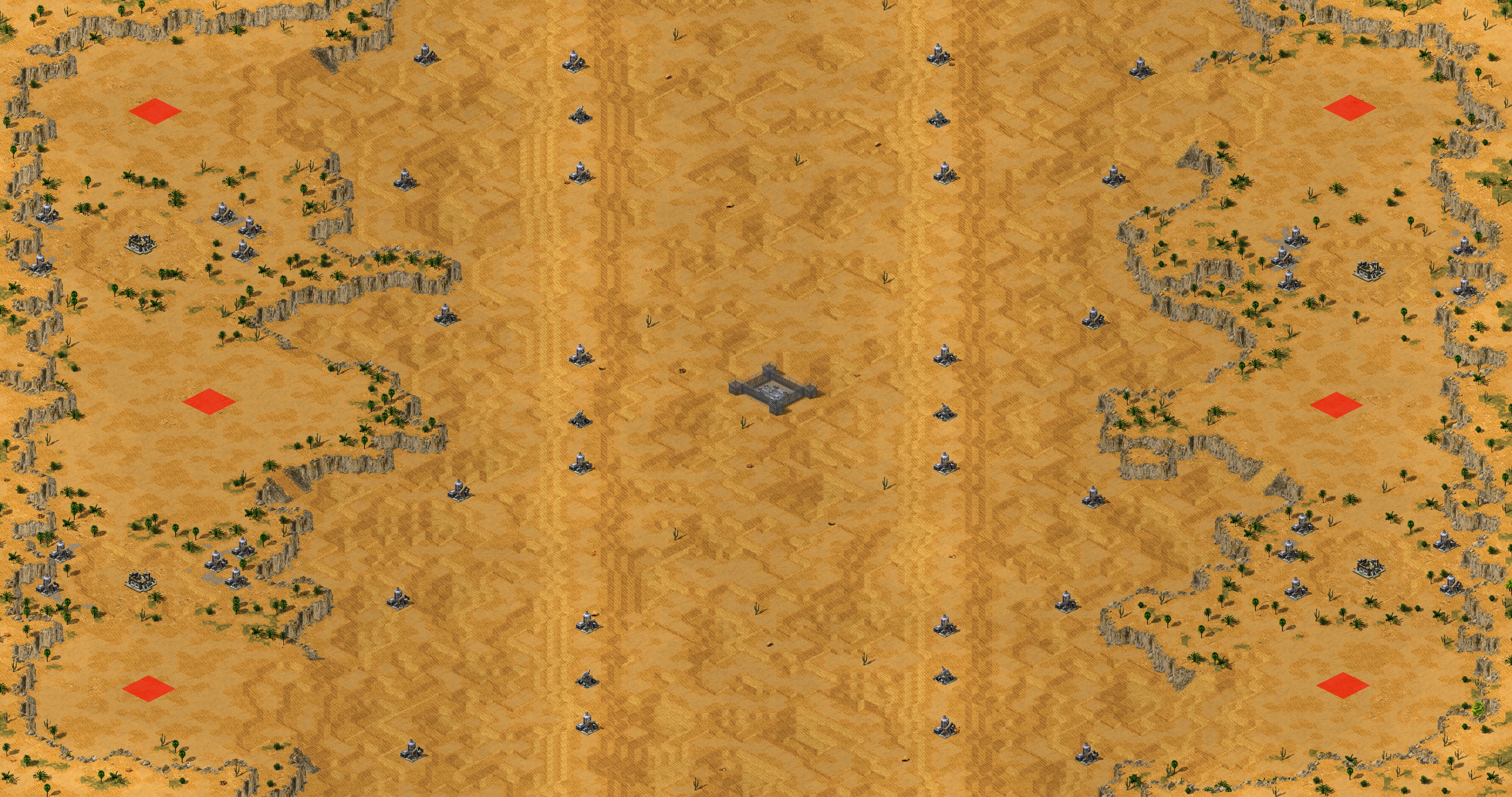 Rendered map: Battle for Dune