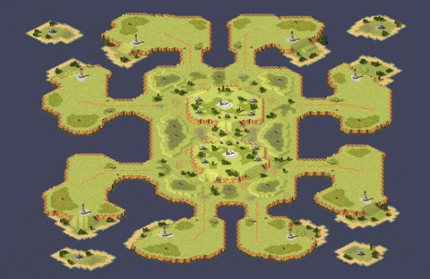 Rendered preview of Pattern Of Islands =Snake811=