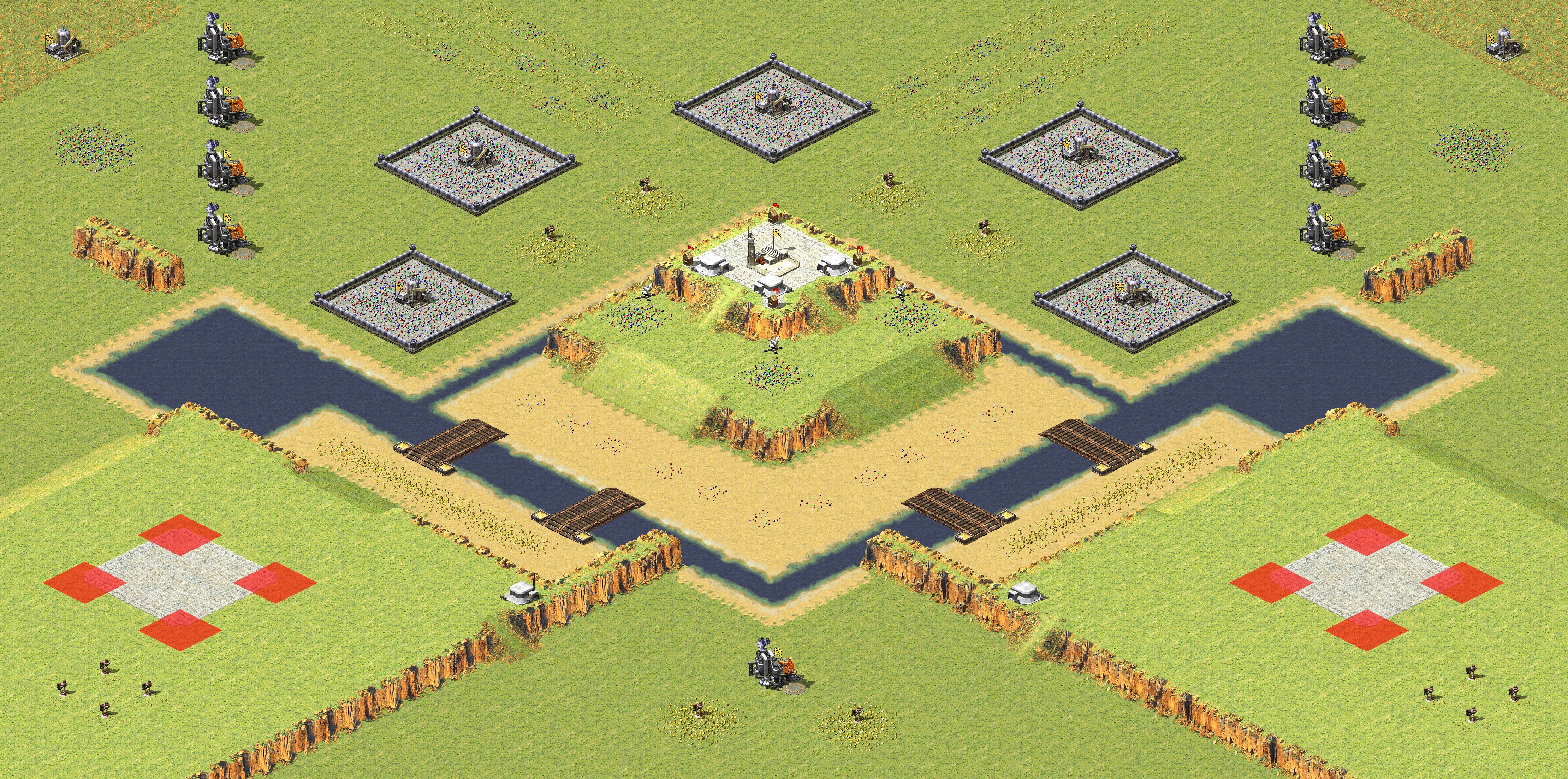 Rendered map: Micro War 2: Jieting