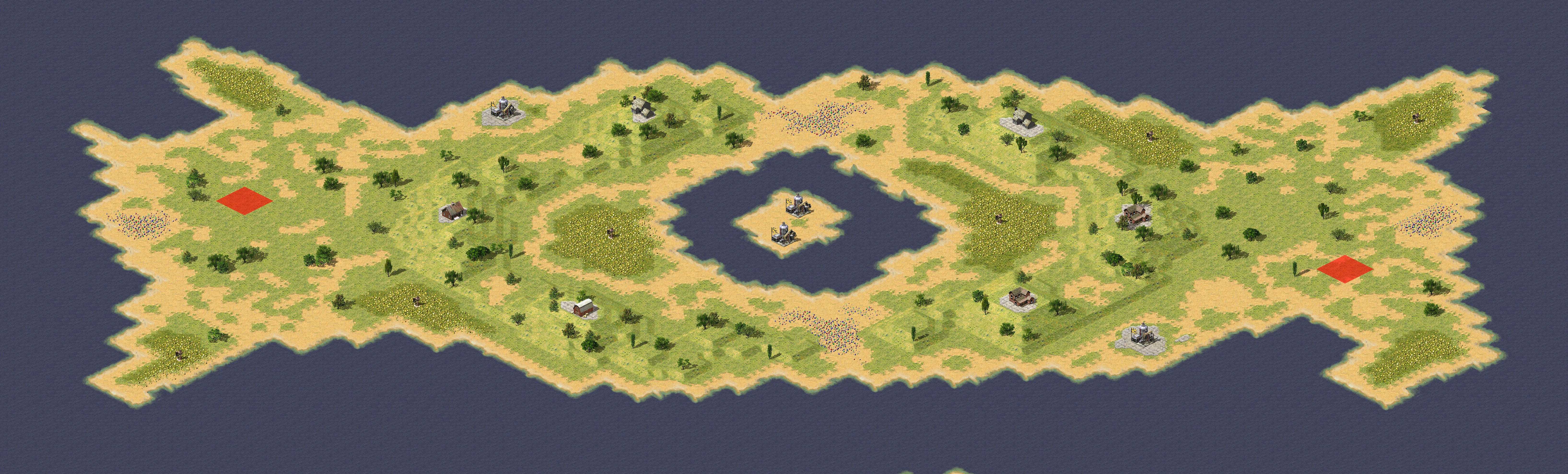 Rendered map: Official Tournament Map Q