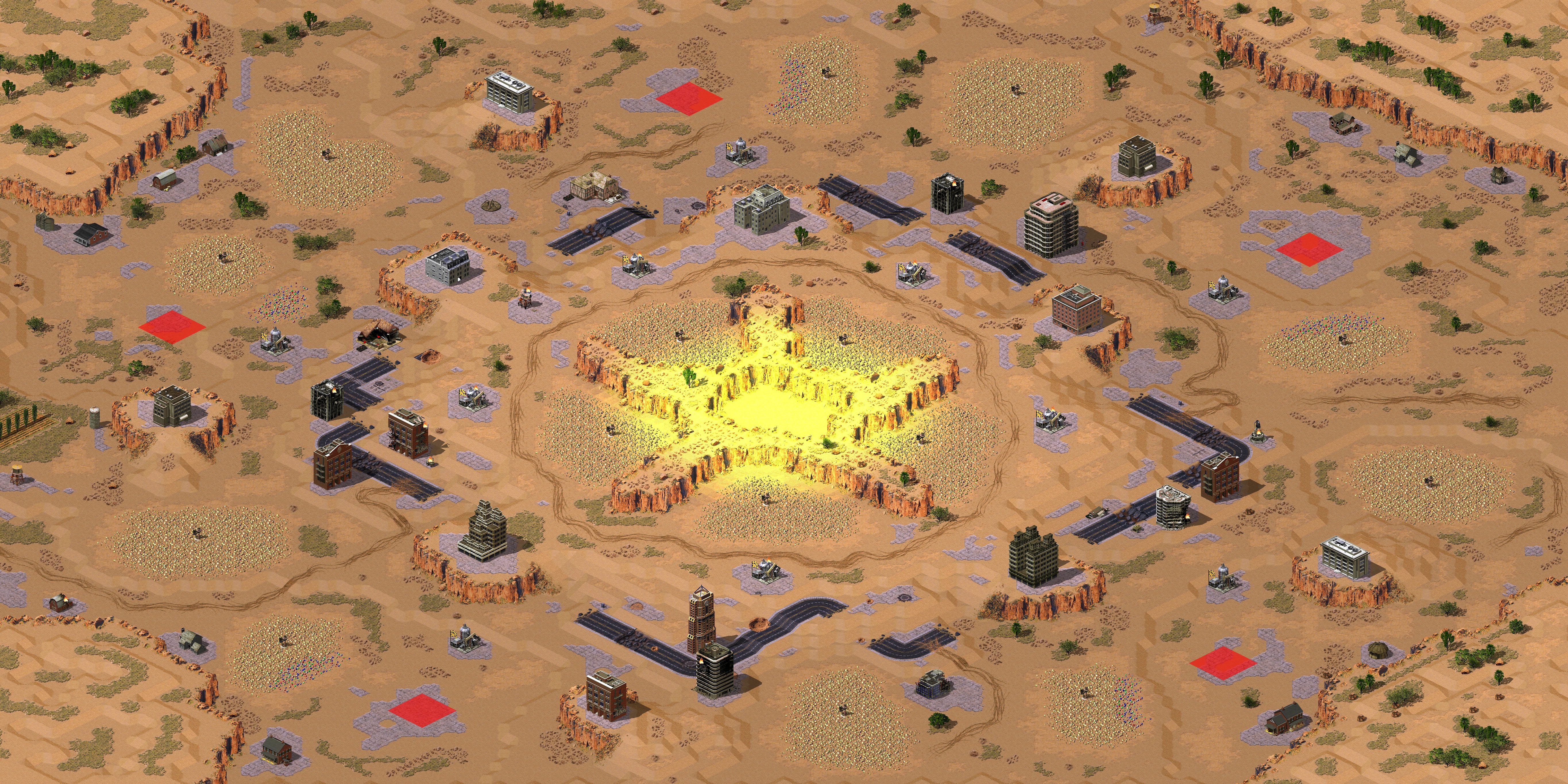 Rendered map: Isthmus of Insanity