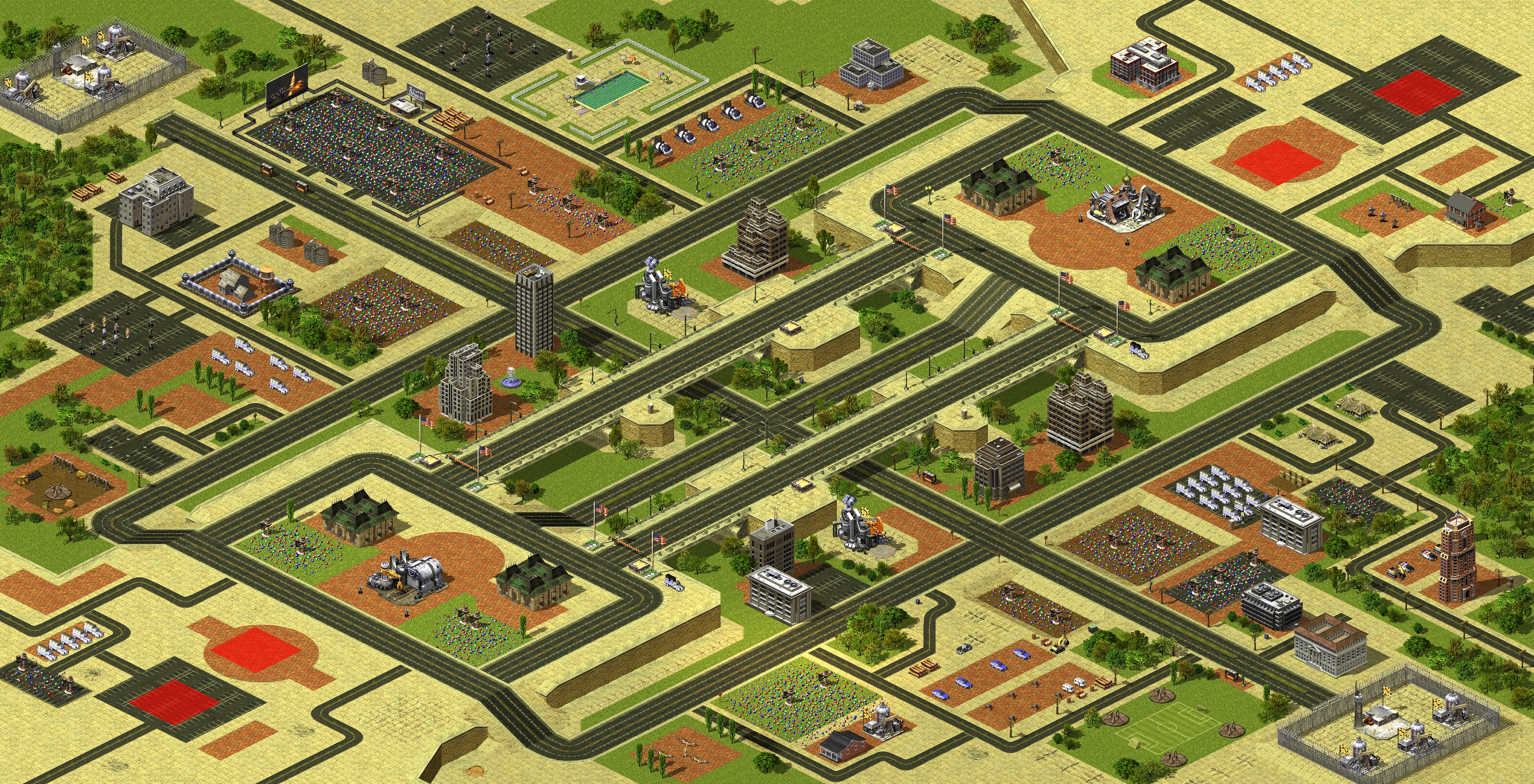 Rendered map: Hidden City