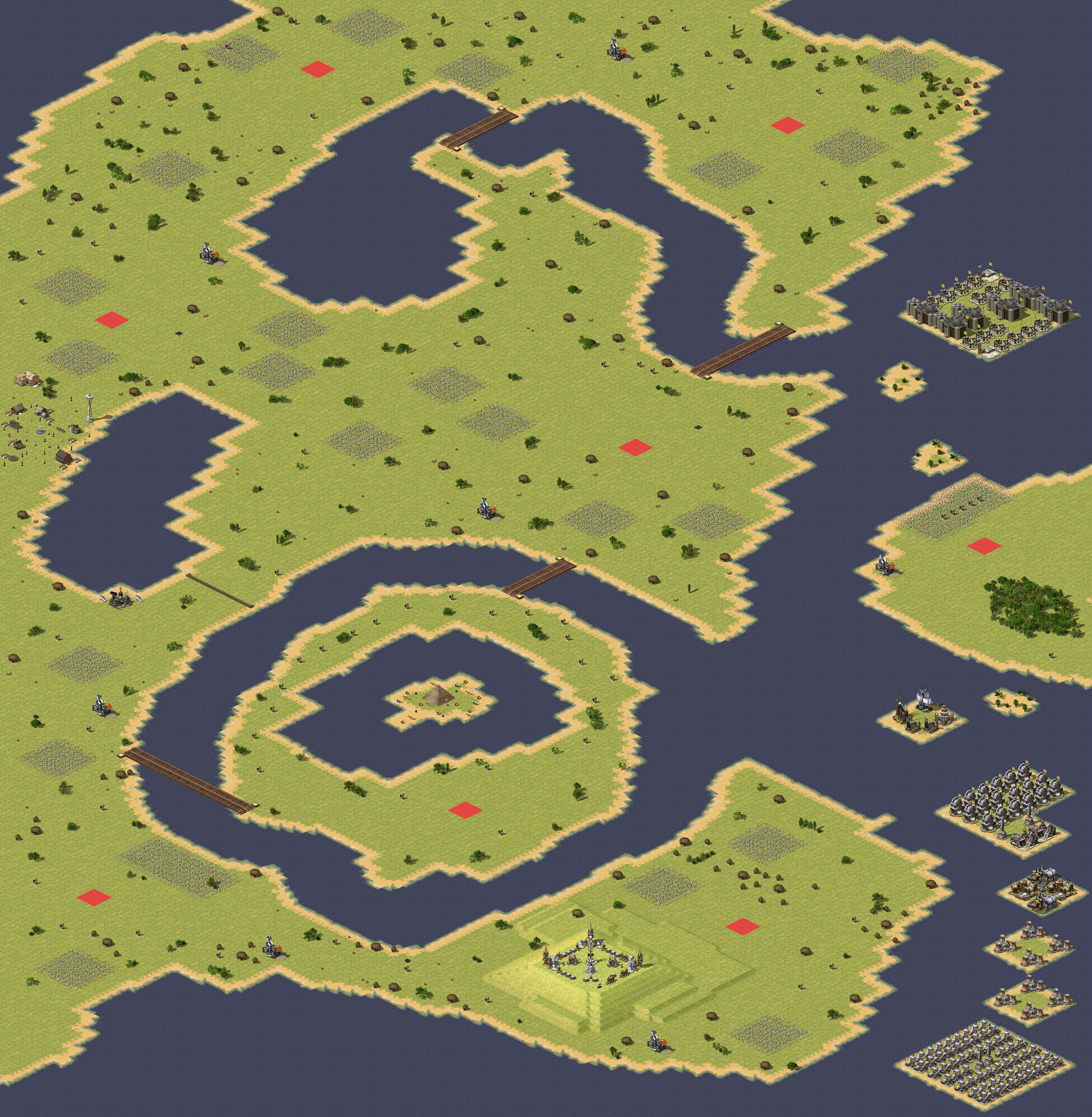 Rendered map: Land River Conflict