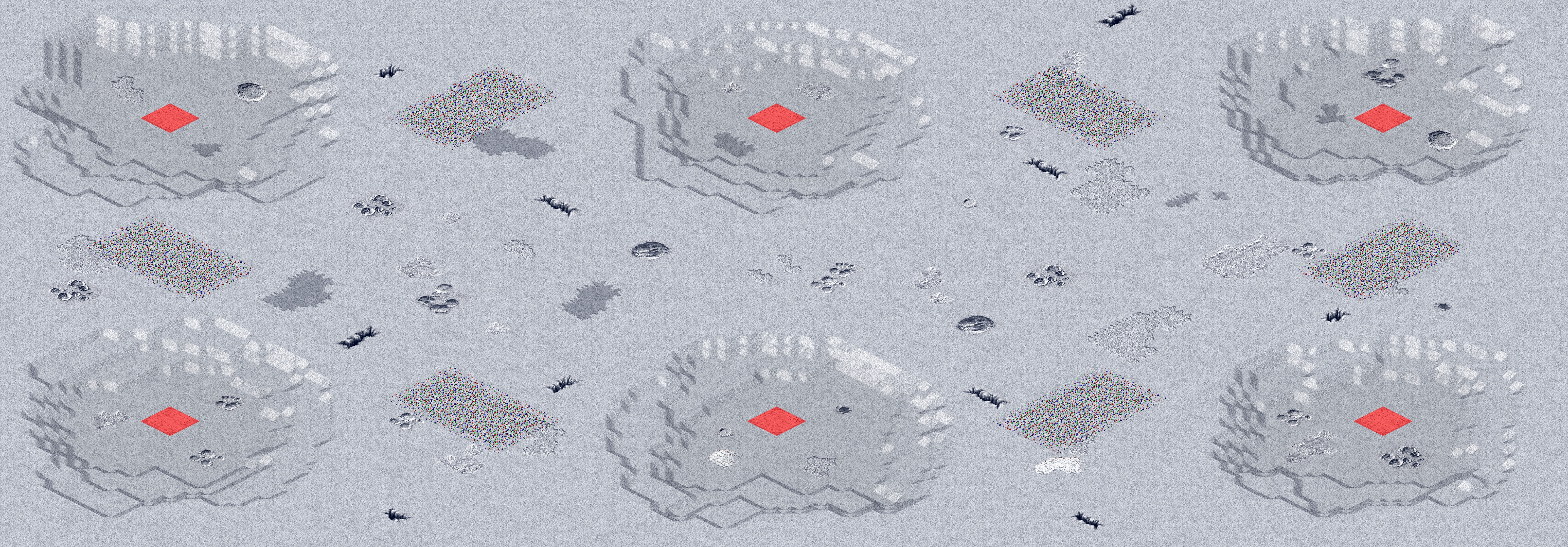 Rendered map: 月球巡礼（2~6）