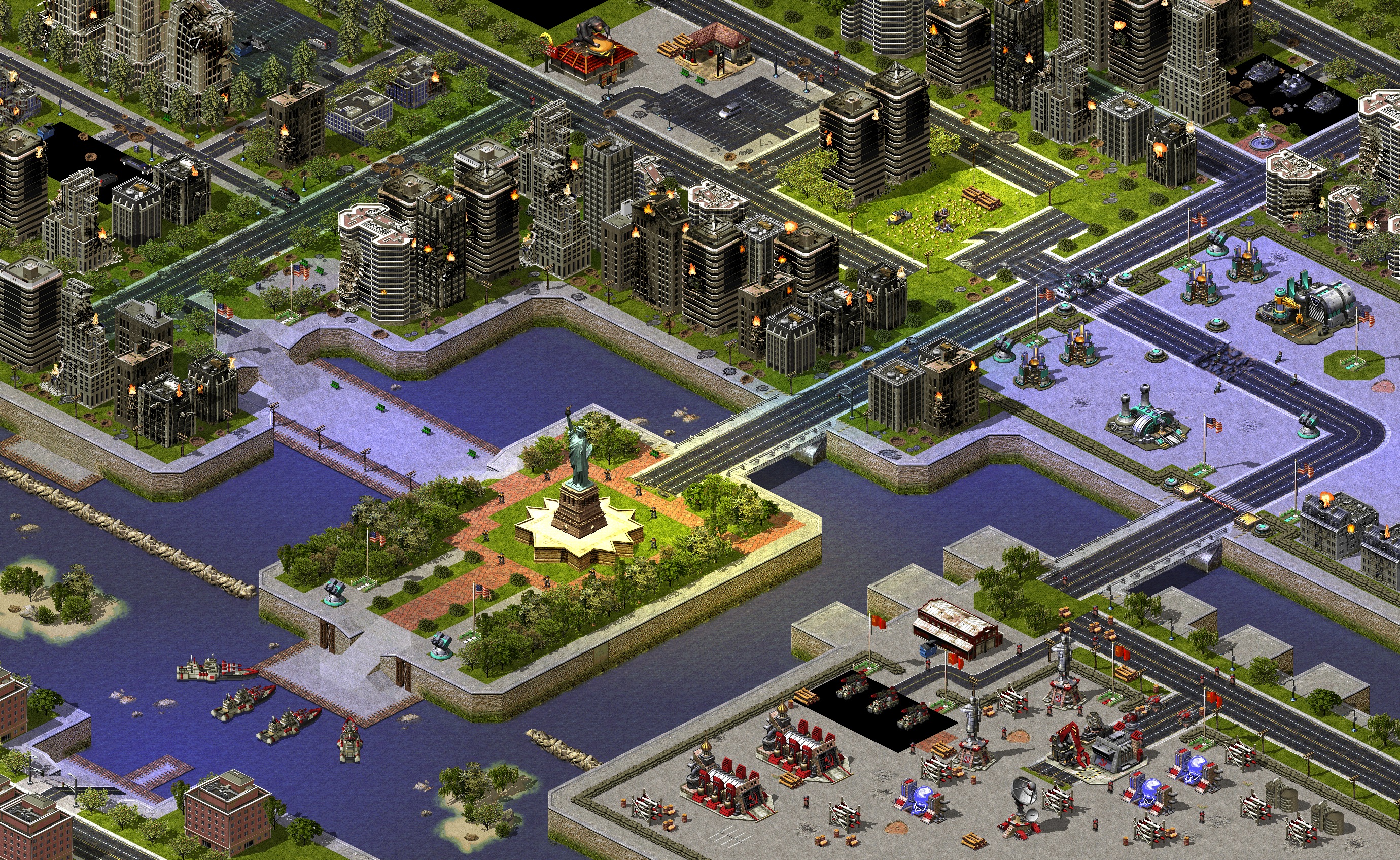 Rendered map: Allied Mission 1: Lone Guardian