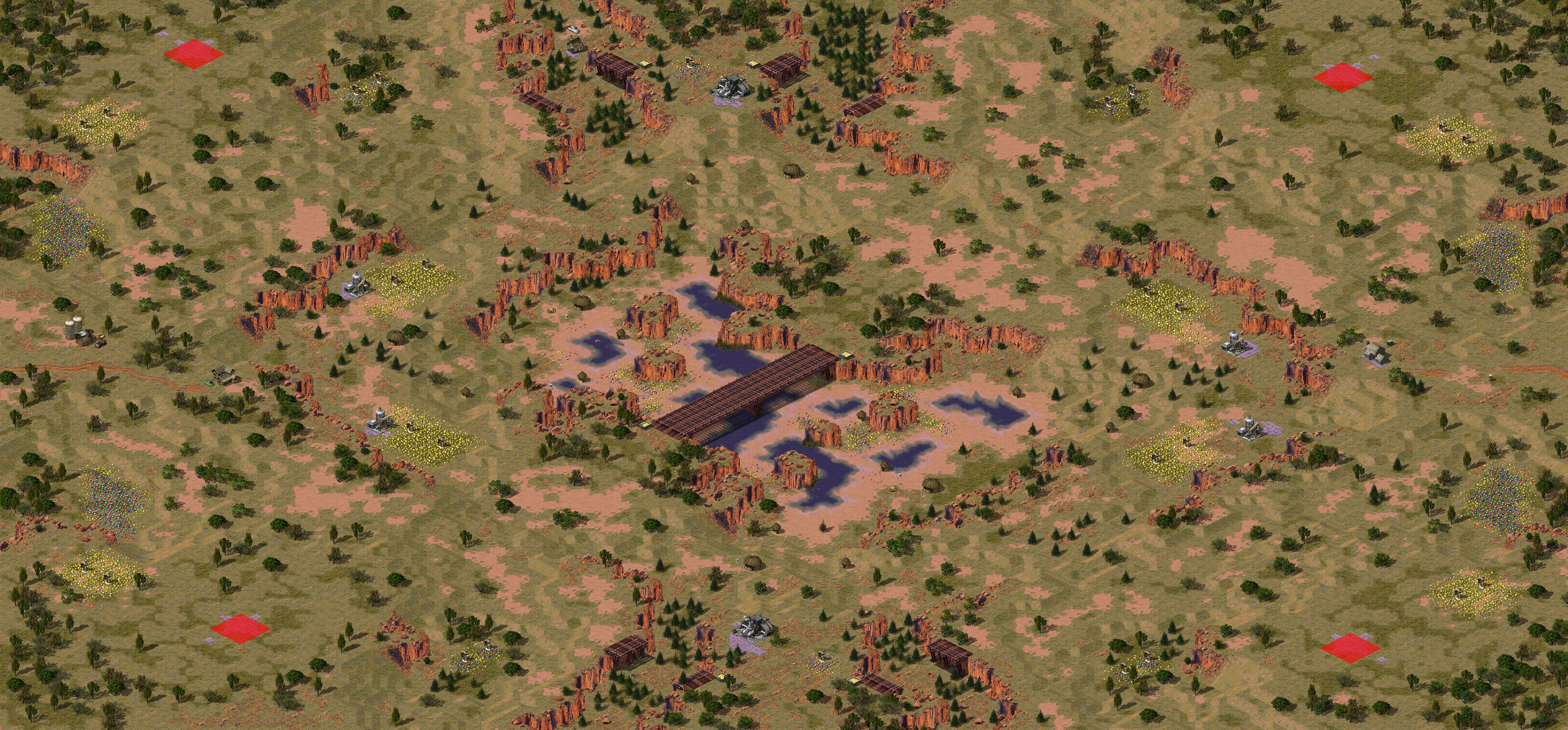 Rendered map: Lowlands
