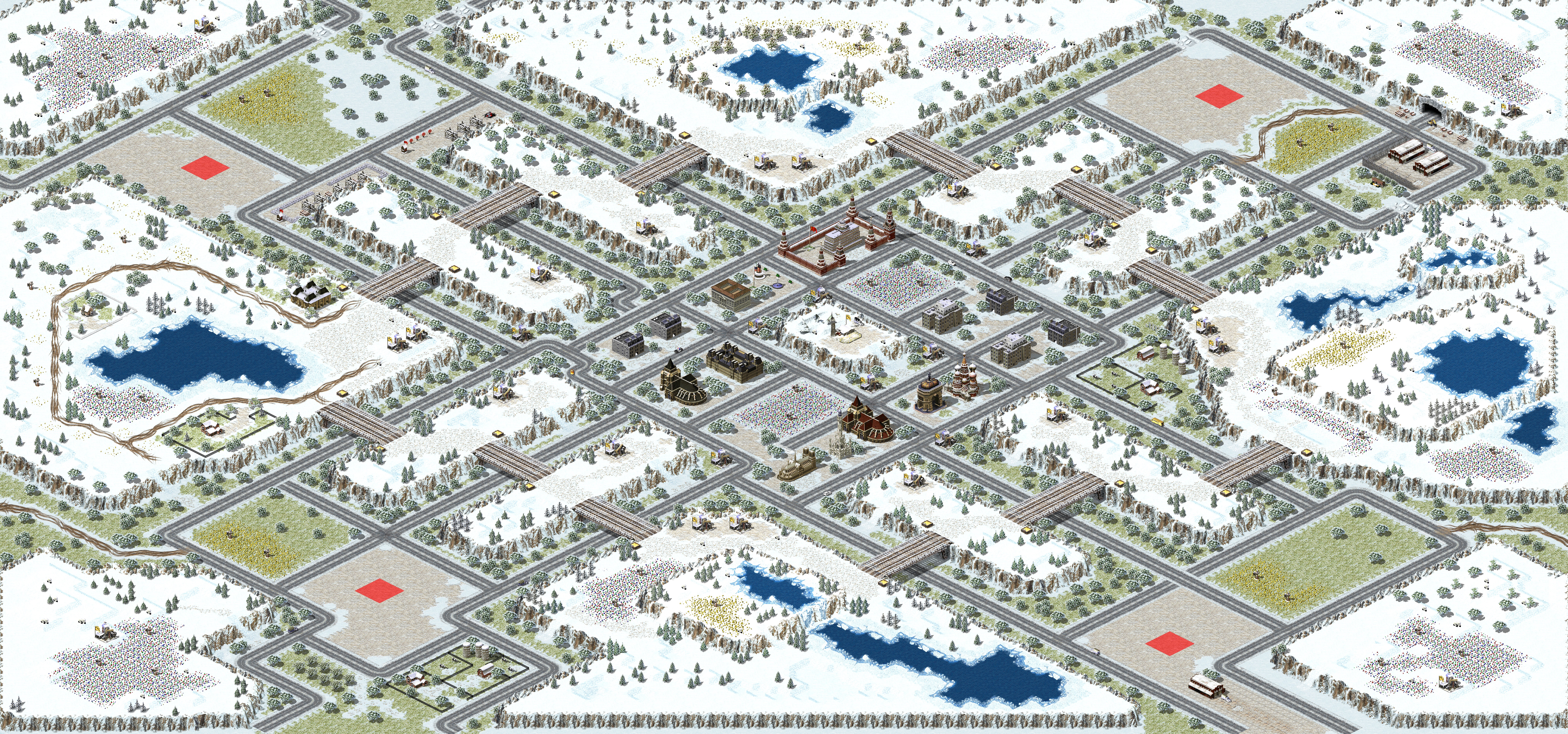 Rendered map: Winter Wonderland