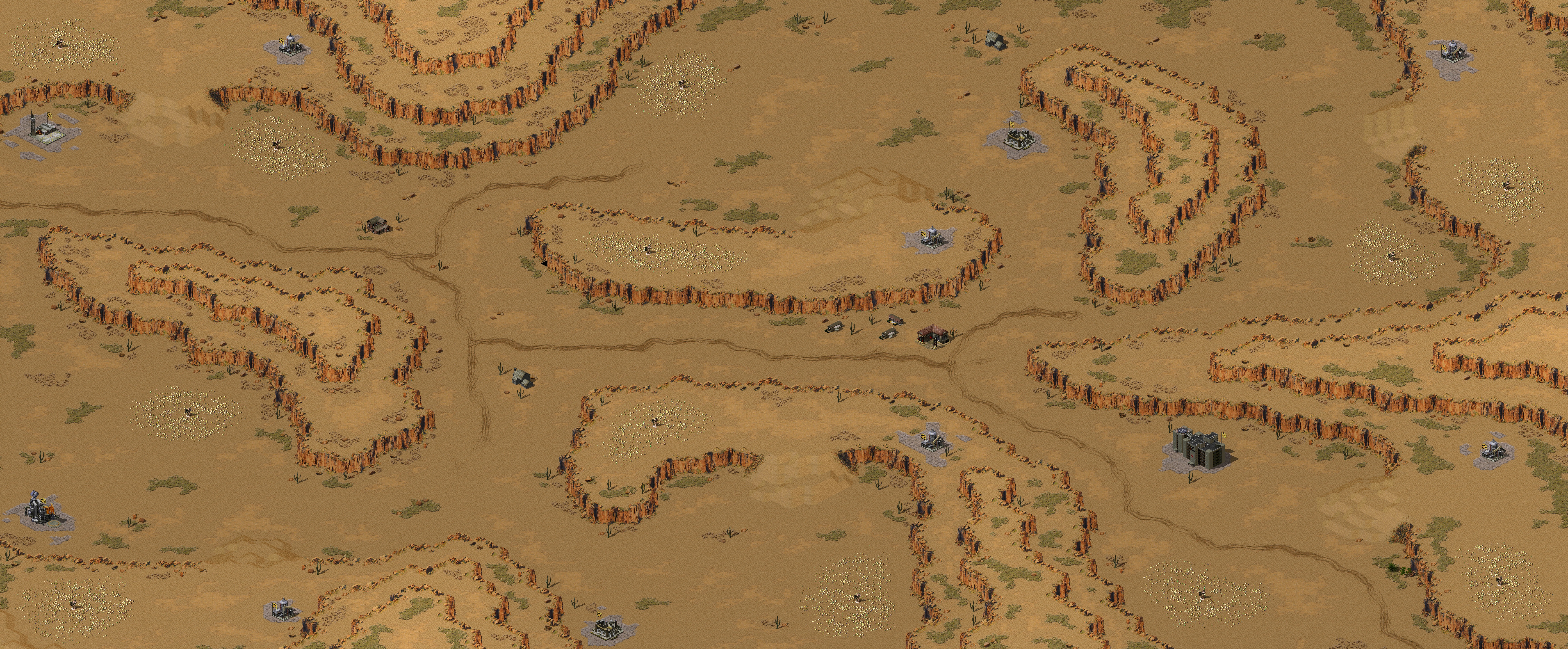 Rendered map: Sedona Pass