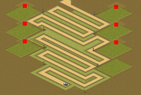 Rendered preview of Snarks Tower Defense v3