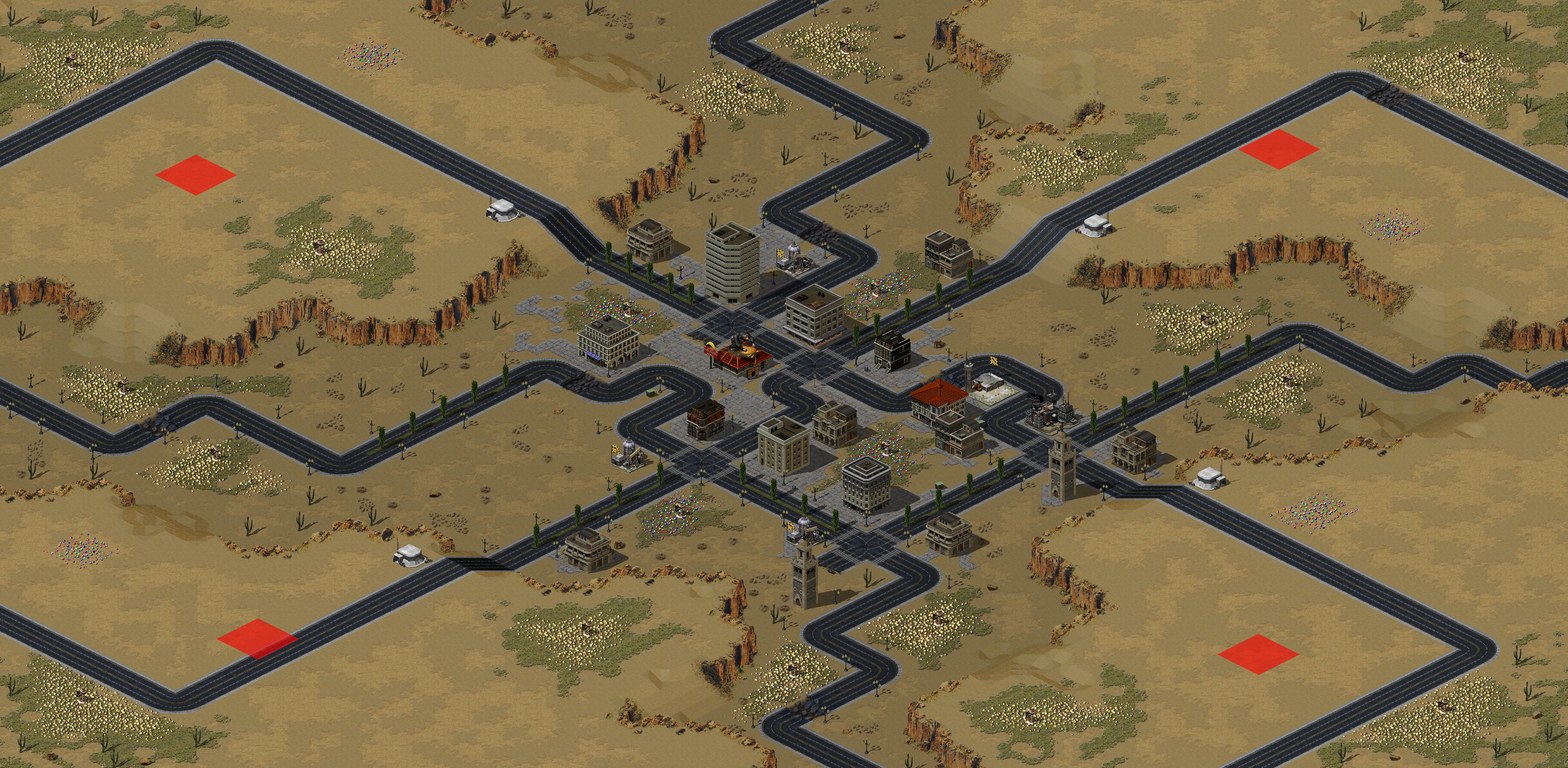 Rendered map: 沙漠D2