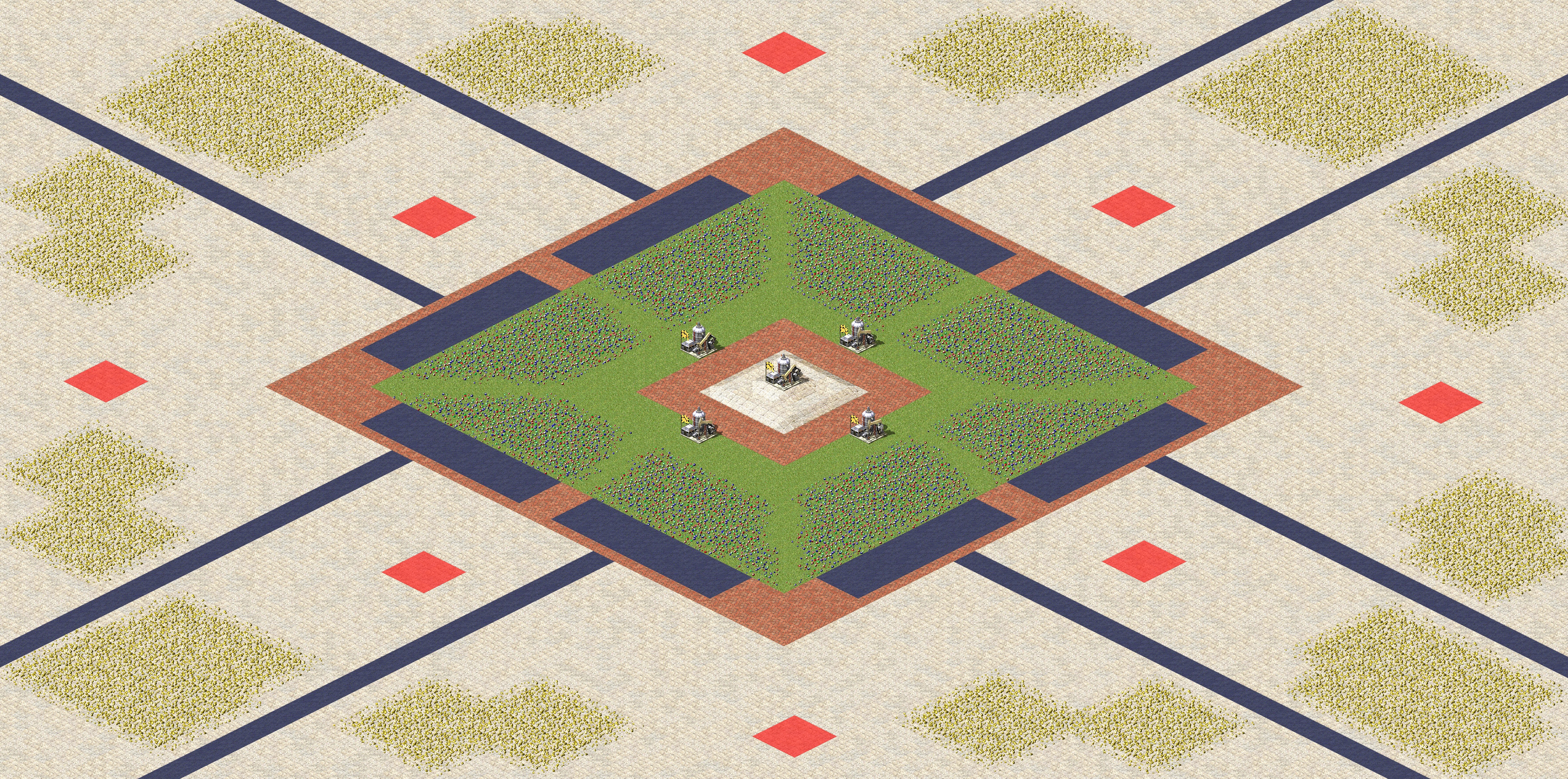 Rendered map: Red Alert Chess