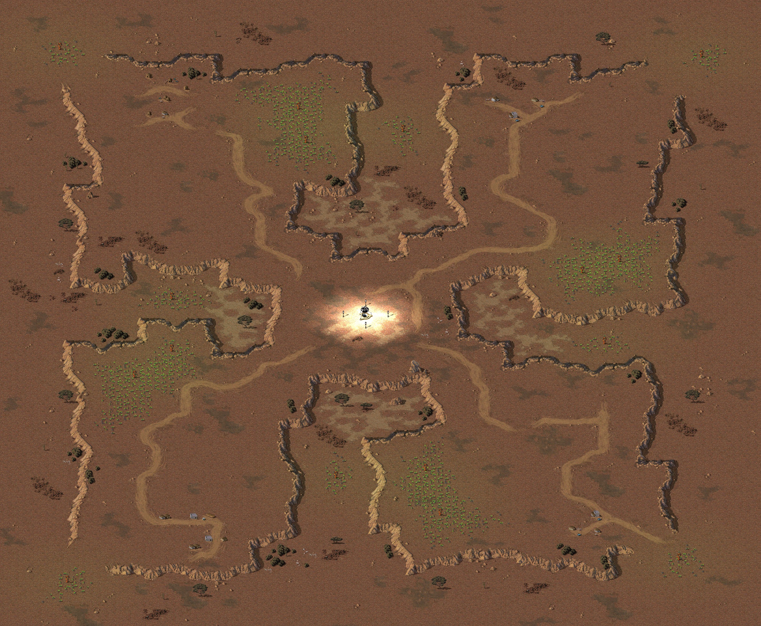 Rendered map: Dustbowl (King of the Hill)