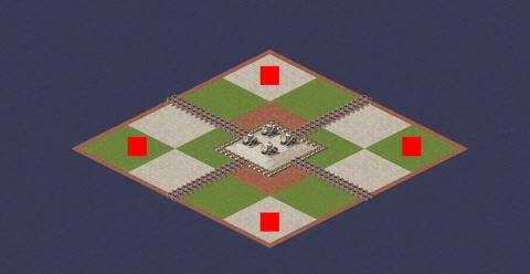 Rendered preview of Land Conflict (4v4)