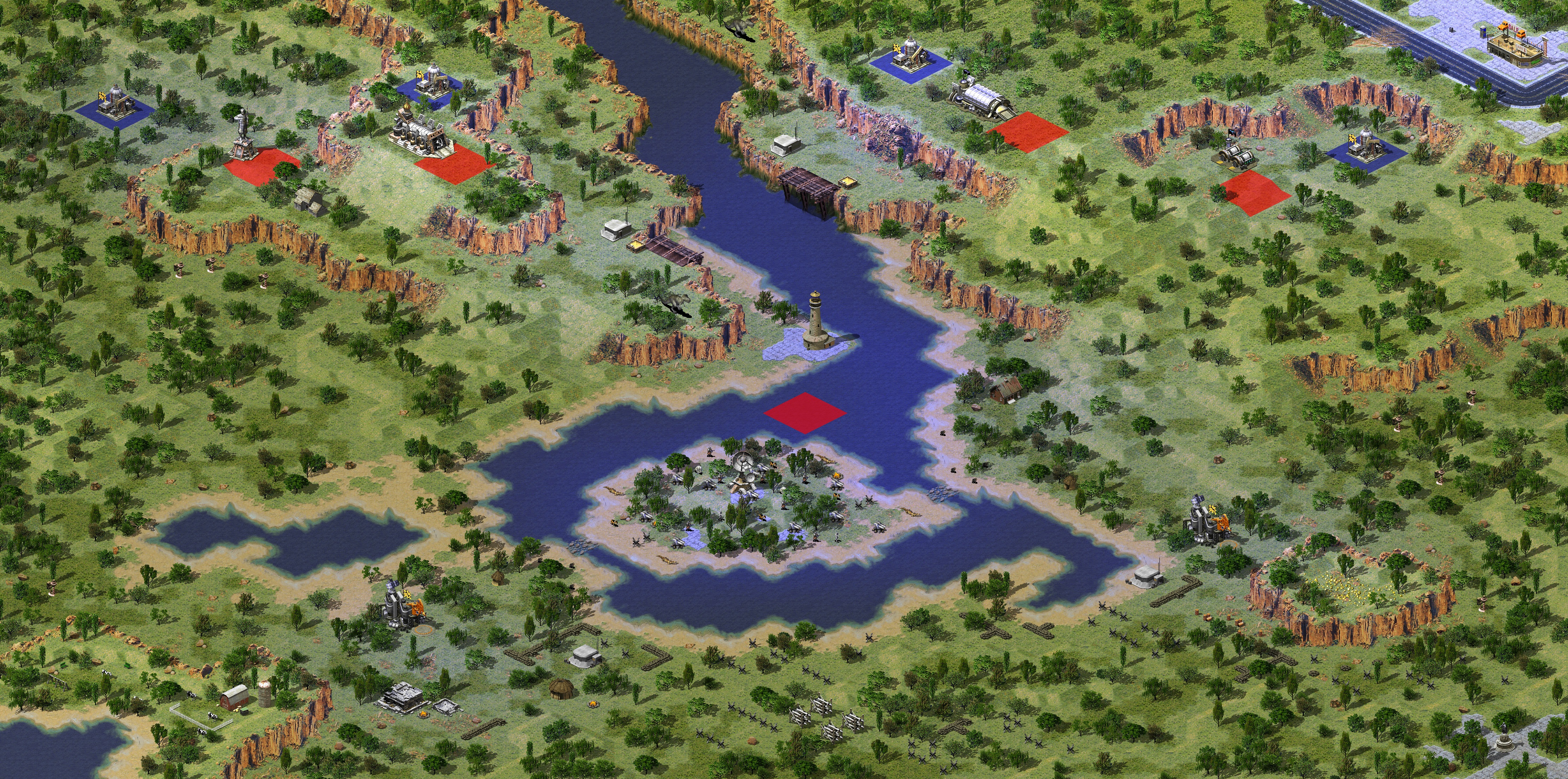 Rendered map: Hunger Games