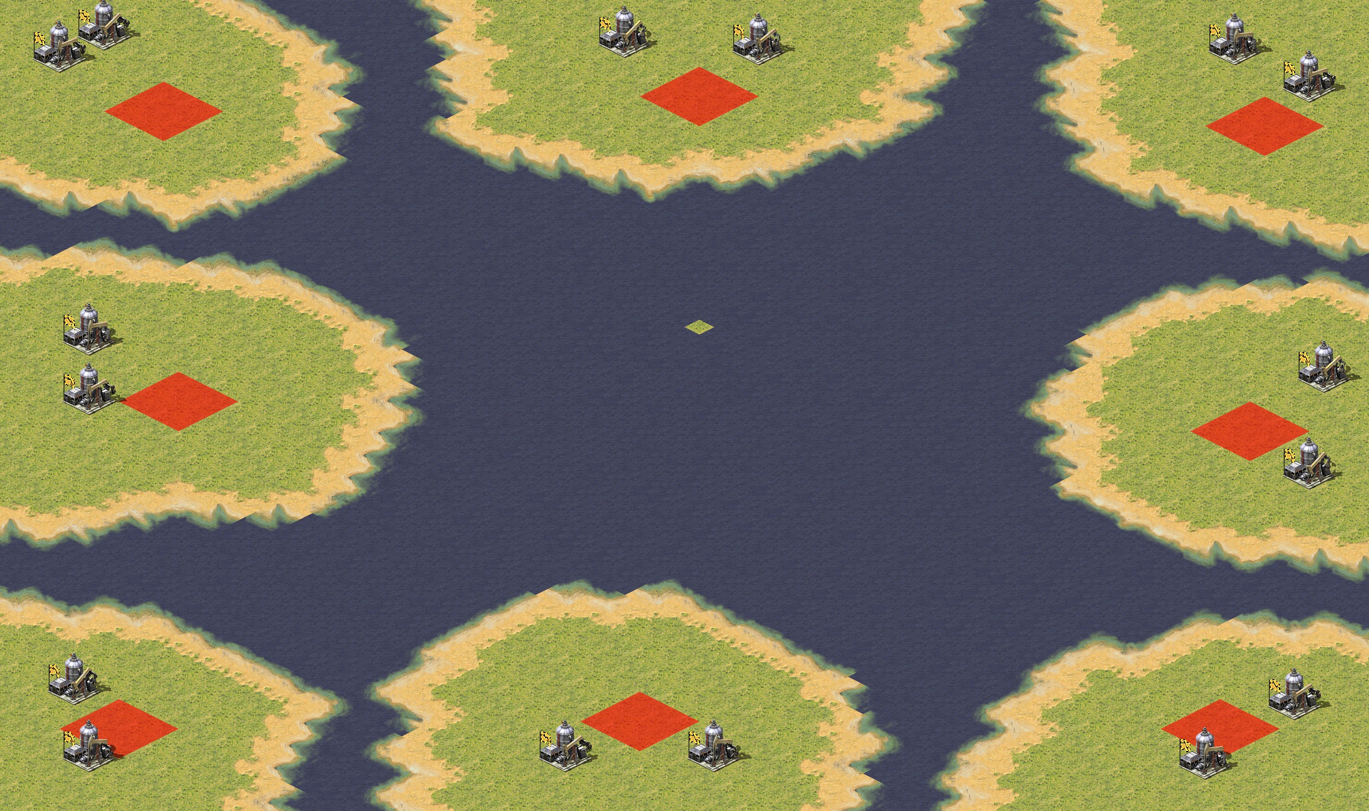 Rendered map: Bathtub Wars