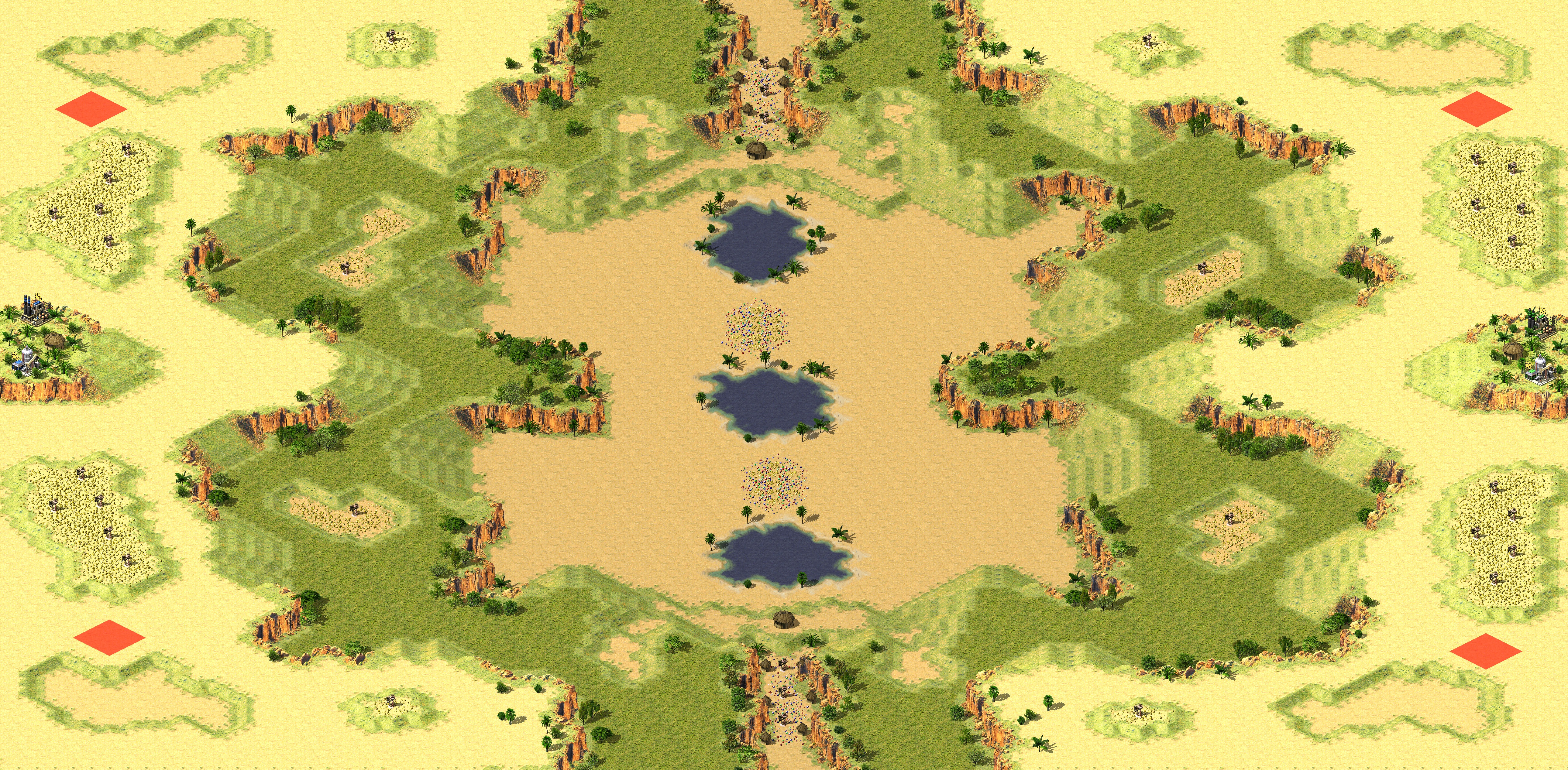 Rendered map: Desert Gem LE - Yuri Ladder