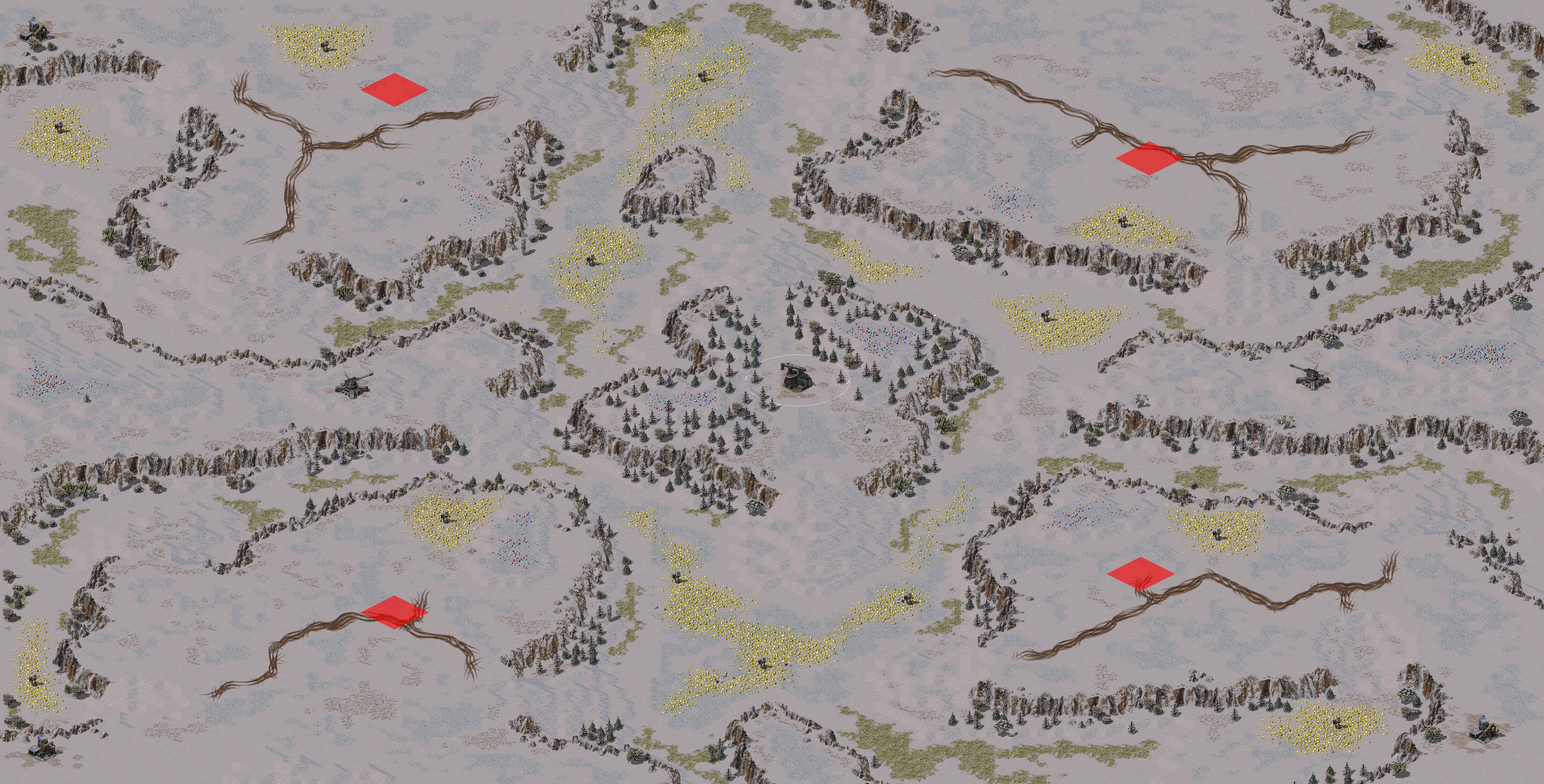 Rendered map: Snow Valley (4)