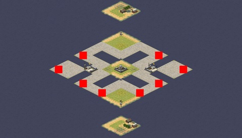 Rendered preview of 4v4 Small Patch Melee Islands