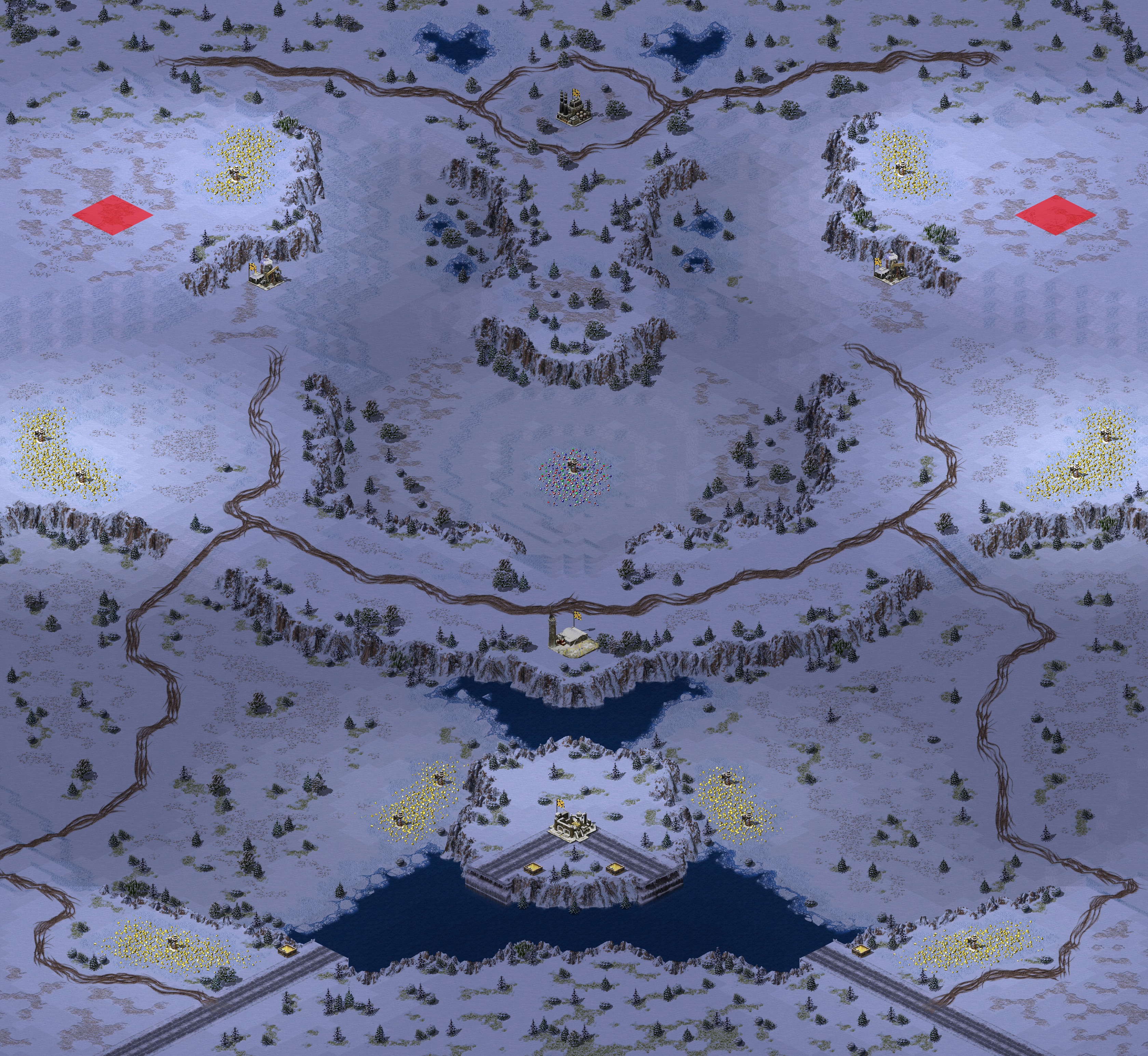Rendered map: Compact Combat