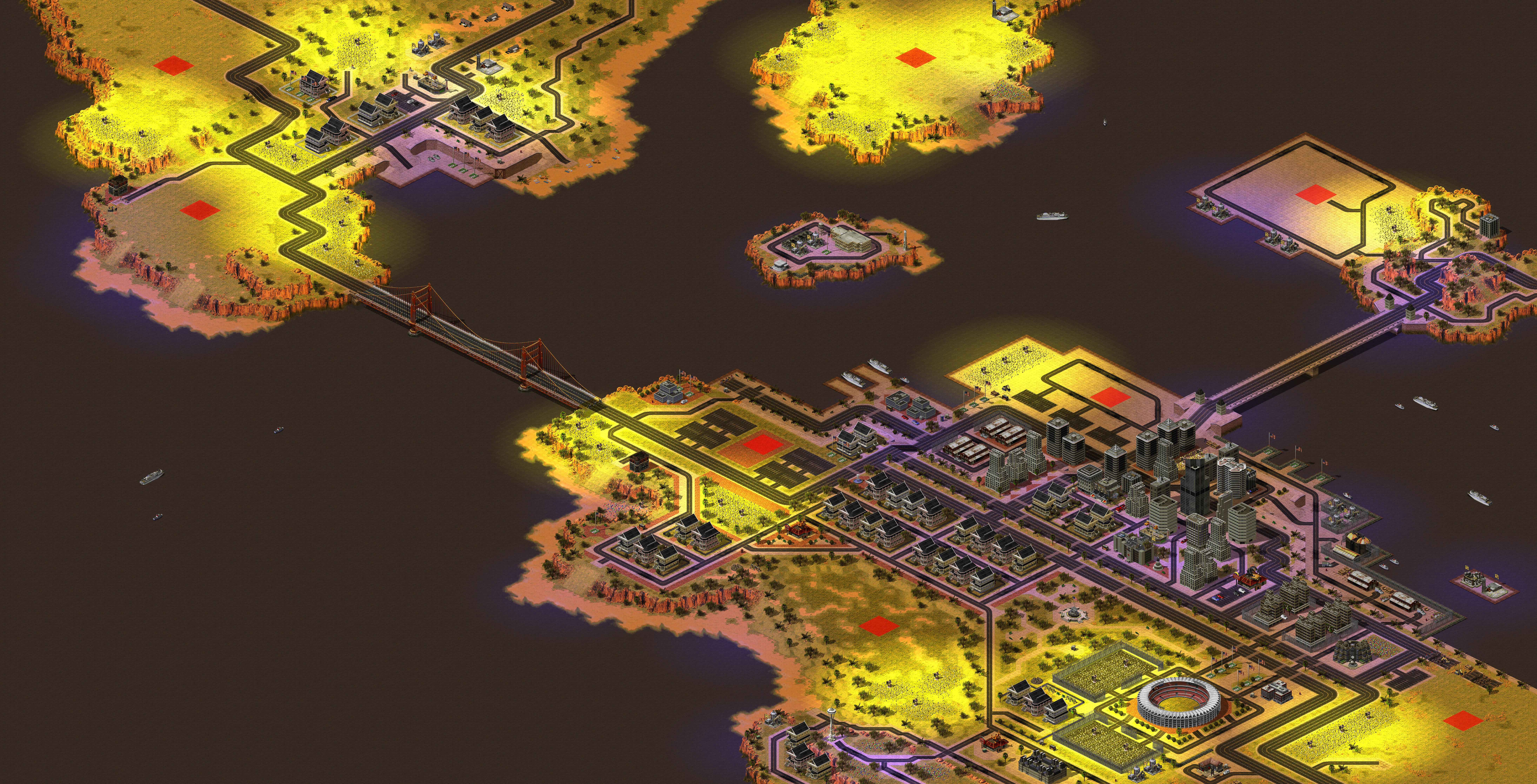 Rendered map: Golden Plaza