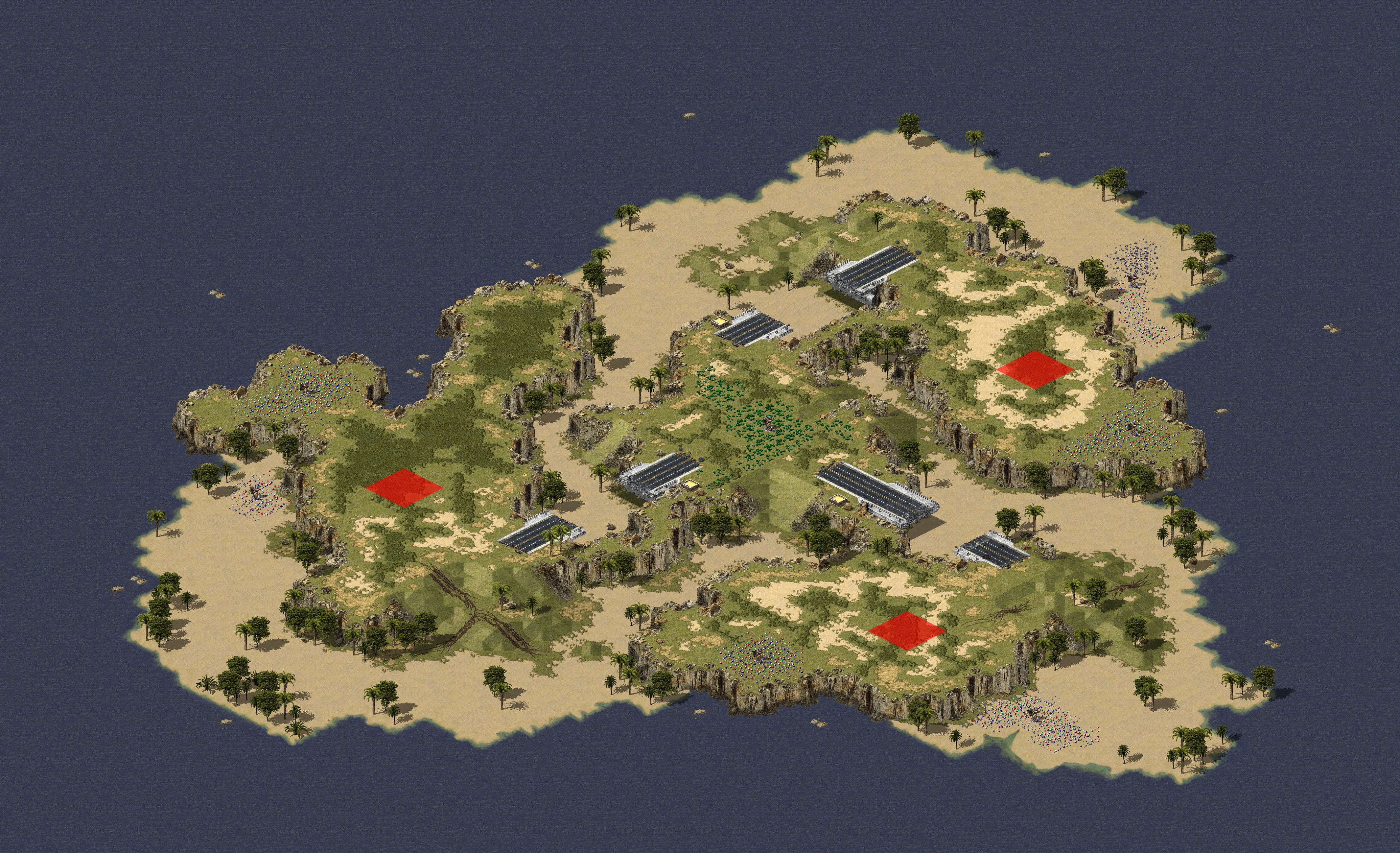 Rendered map: Canyon Fodder