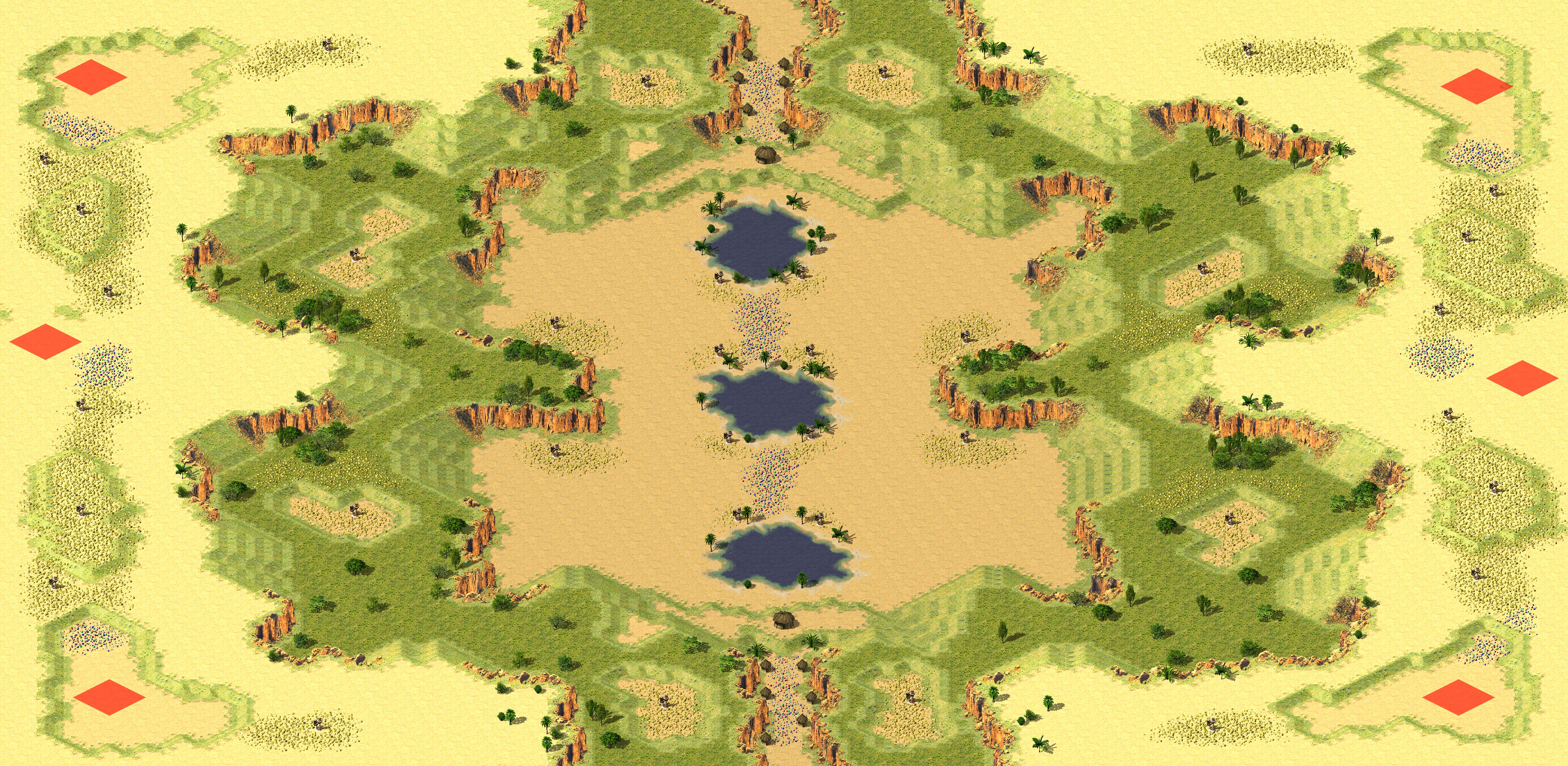 Rendered map: Desolate Island